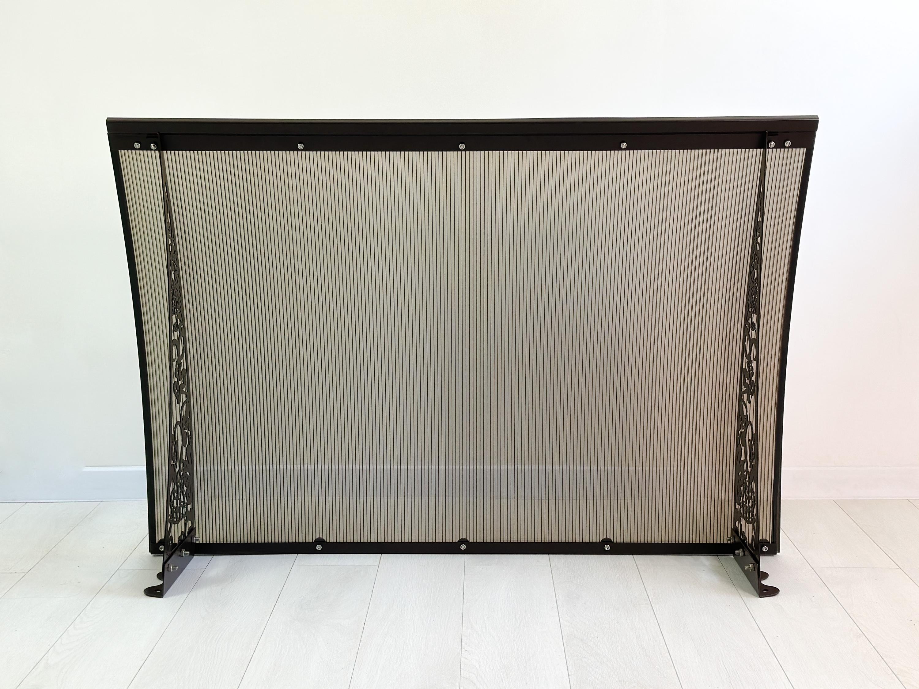 Metal Door Canopy with Grapevine Ornament — 6
