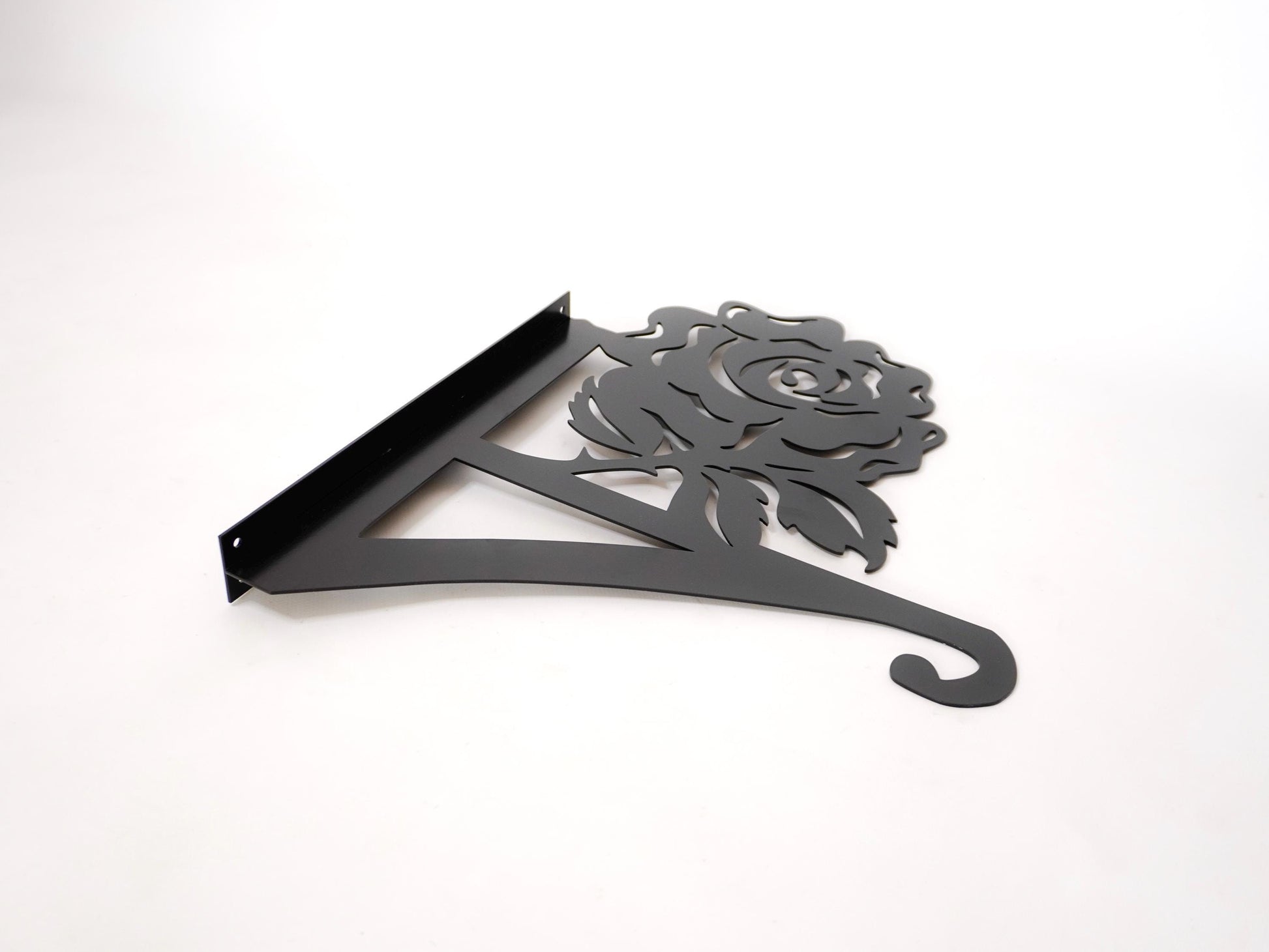 Rose metal outdoor plant hanger — 6
