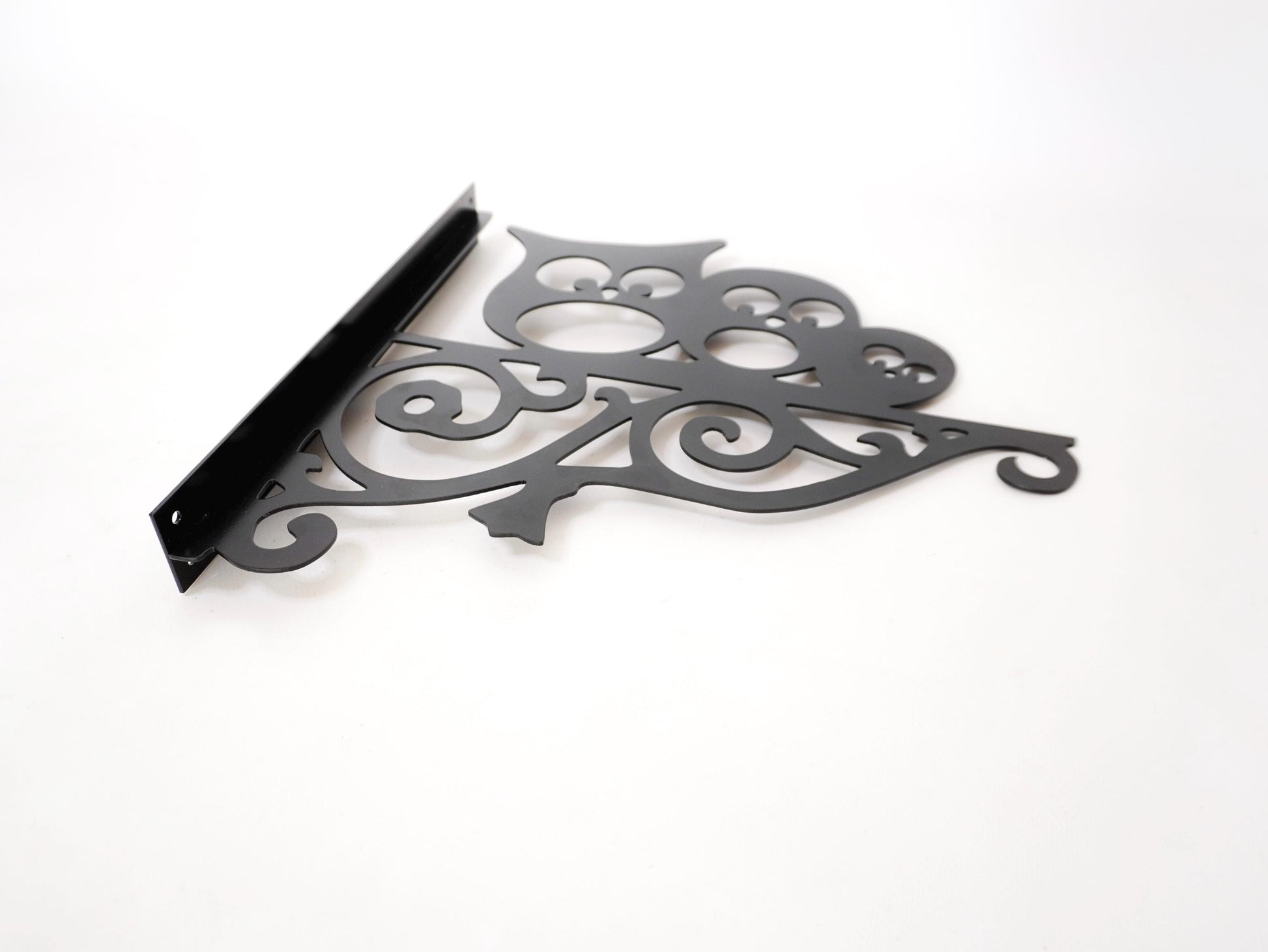Owls metal outdoor plant hanger — 6