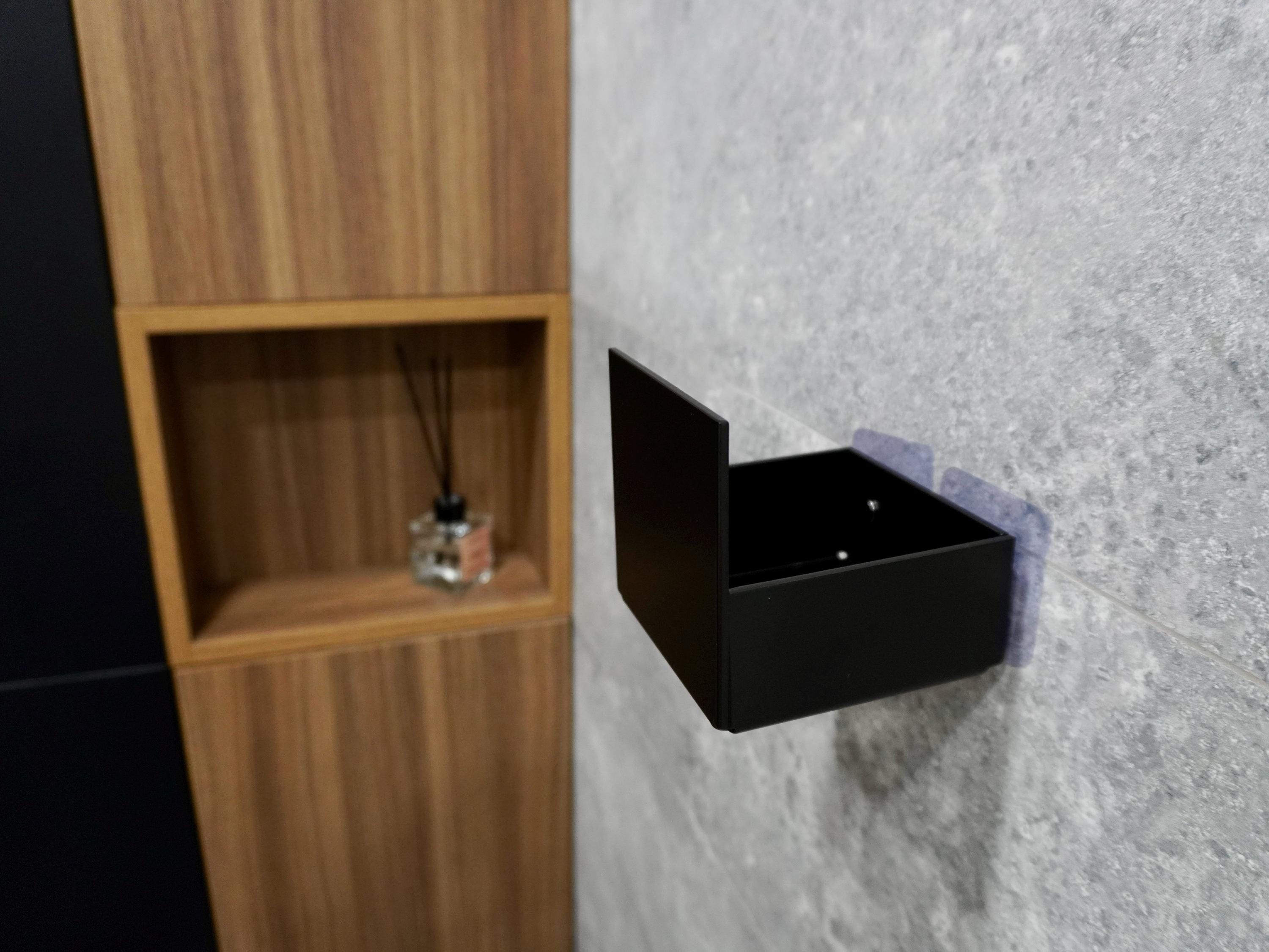 Cubic Modern Aluminum Bathroom Floating Shelf — 2