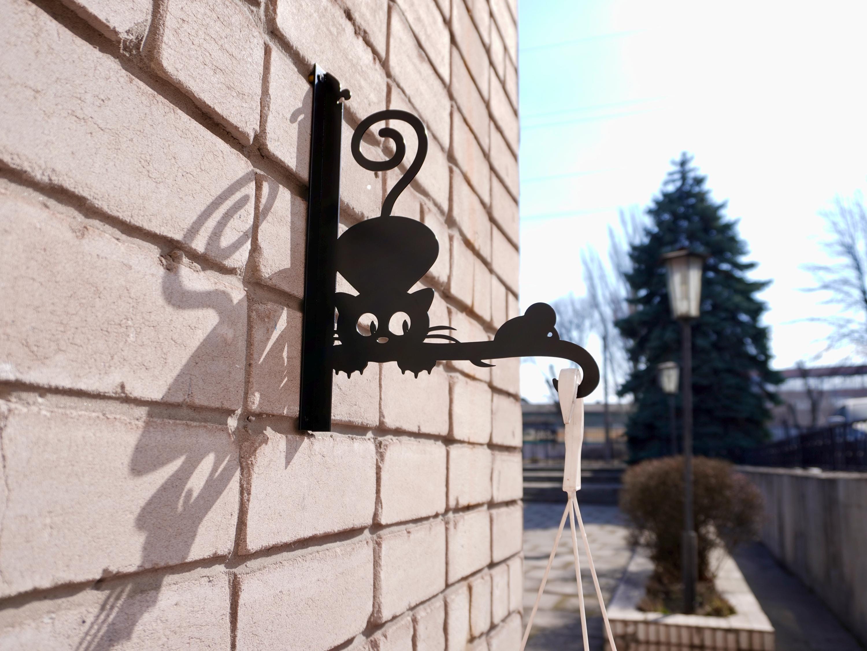 Cat and mouse plant hanger — 3