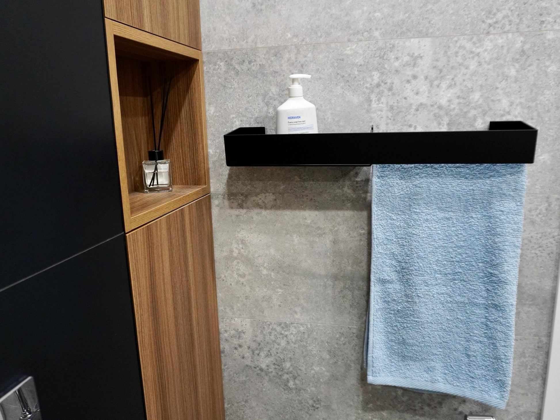 Bathroom Shelf & Towel Holder — 2