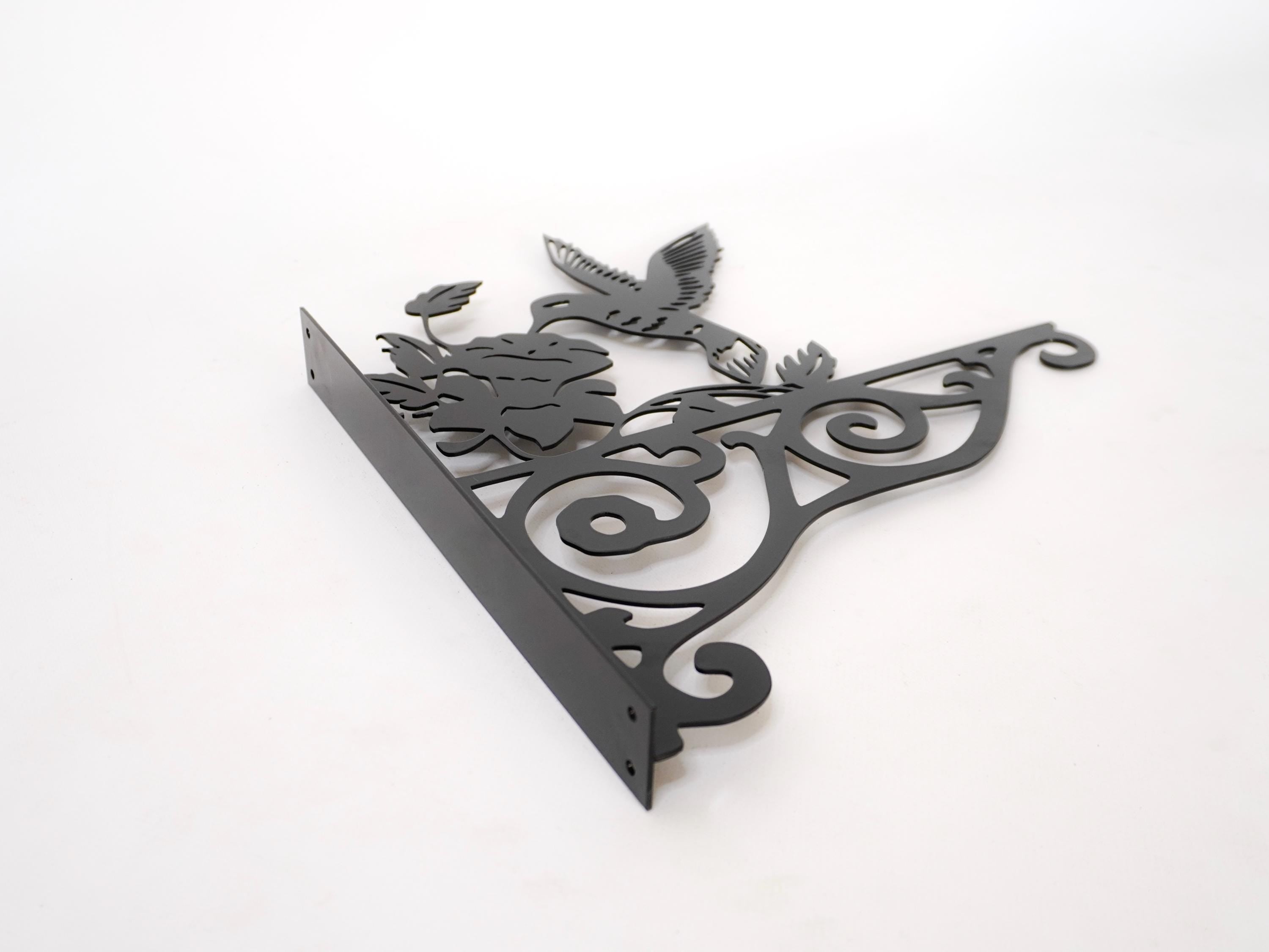 Colibri metal outdoor plant hanger — 6