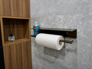Metal Towel Holder with Shelf