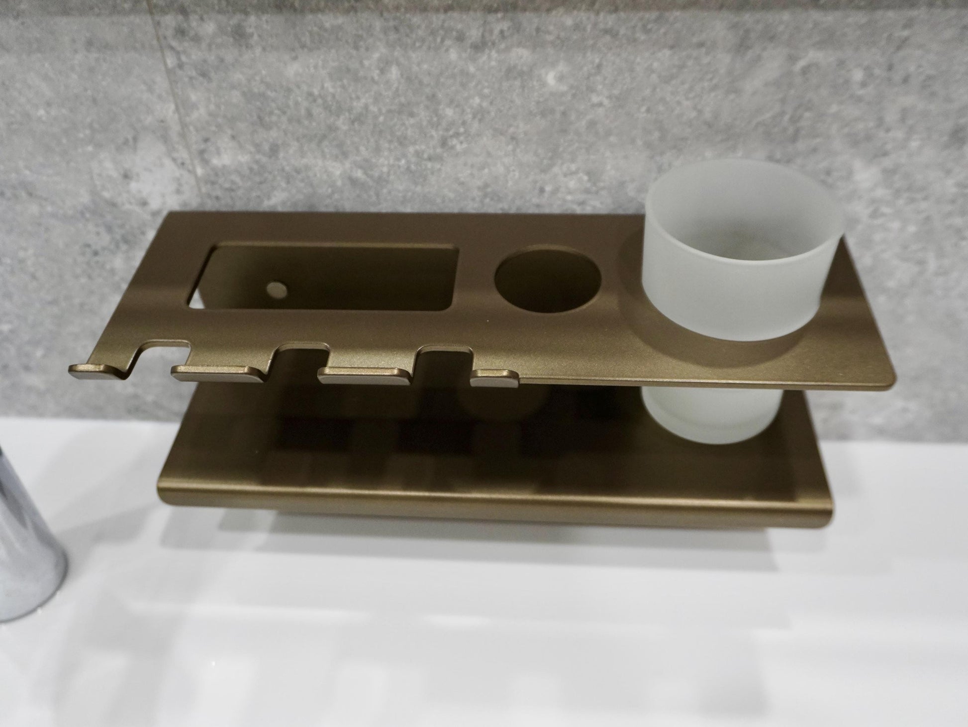 Aluminum Shaving Shelf — 3