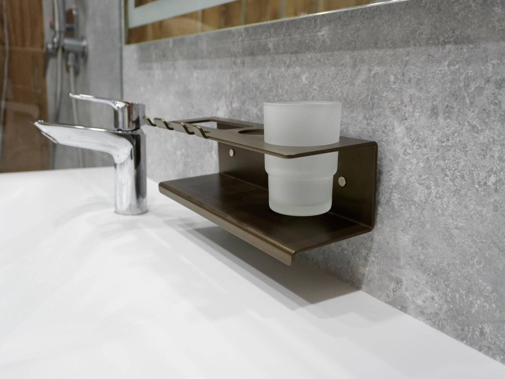 Aluminum Shaving Shelf — 4
