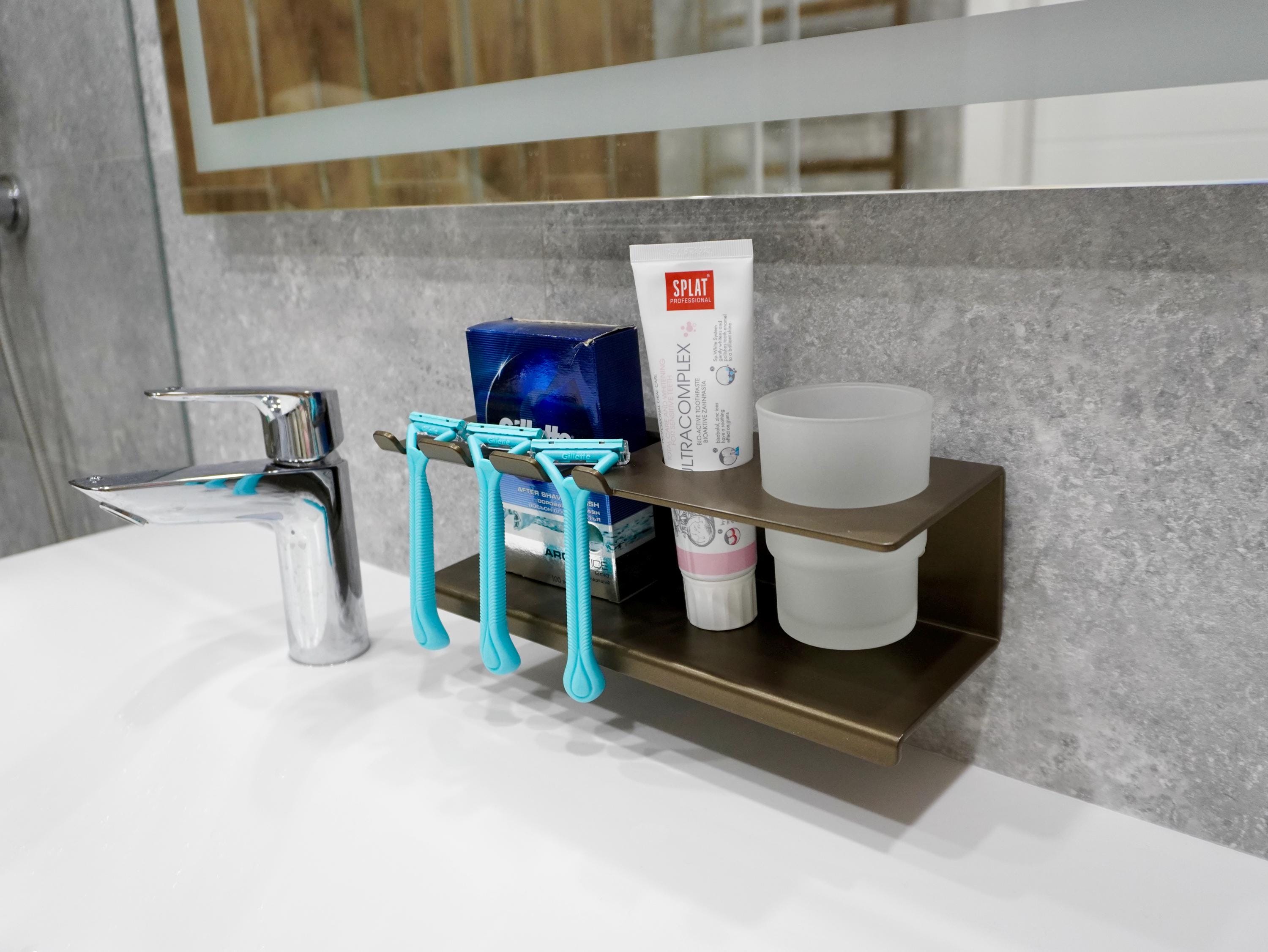 Aluminum Shaving Shelf