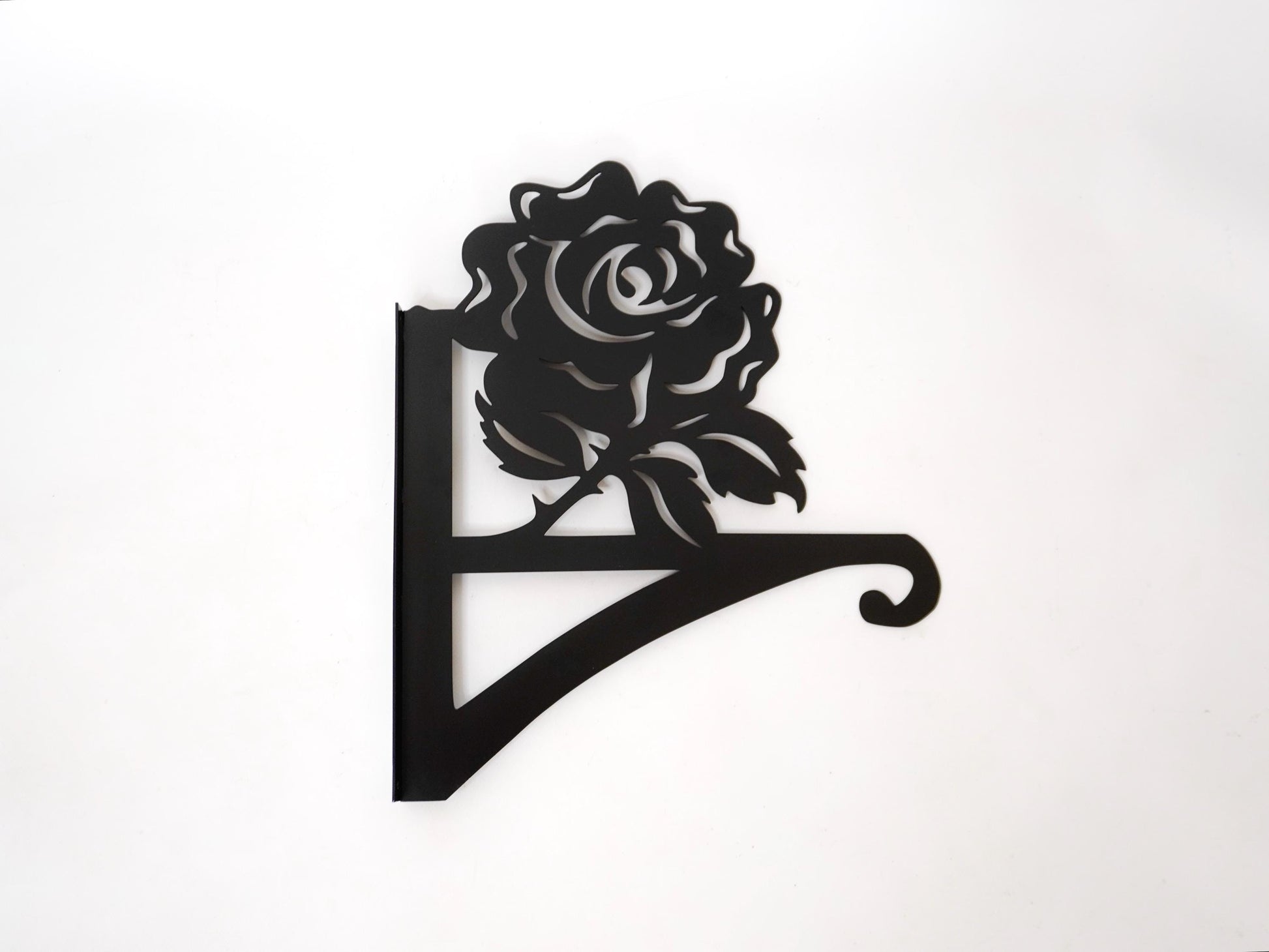 Rose metal outdoor plant hanger — 5