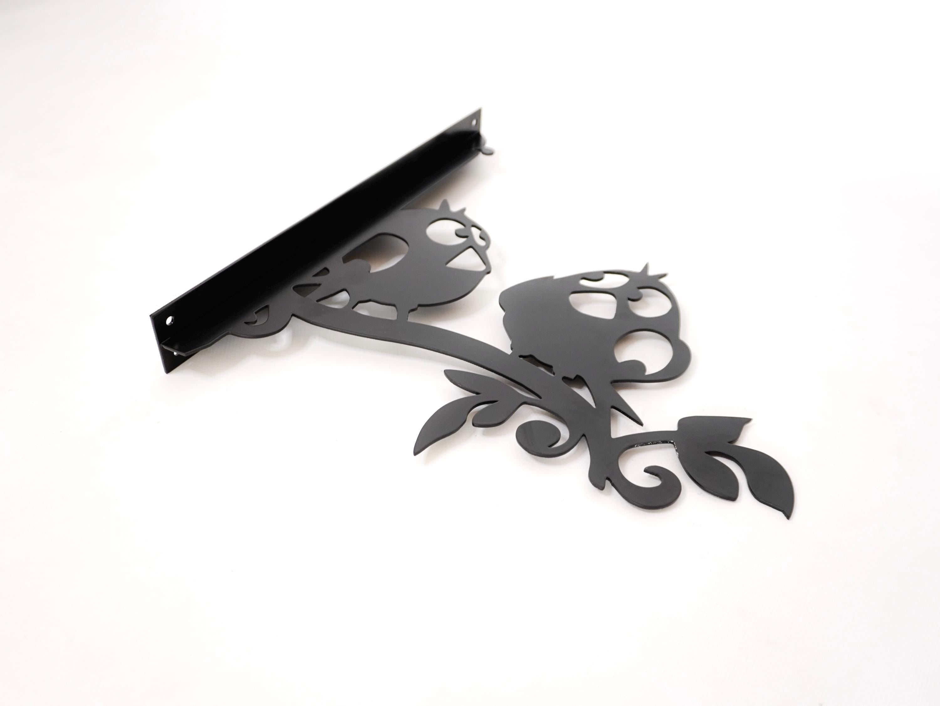 Funny birds metal outdoor plant hanger — 5