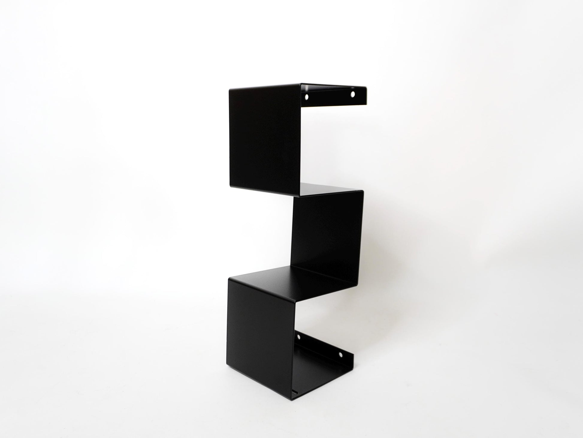 Minimalist Aluminum Floating Toilet Paper Holder with Shelf — 5