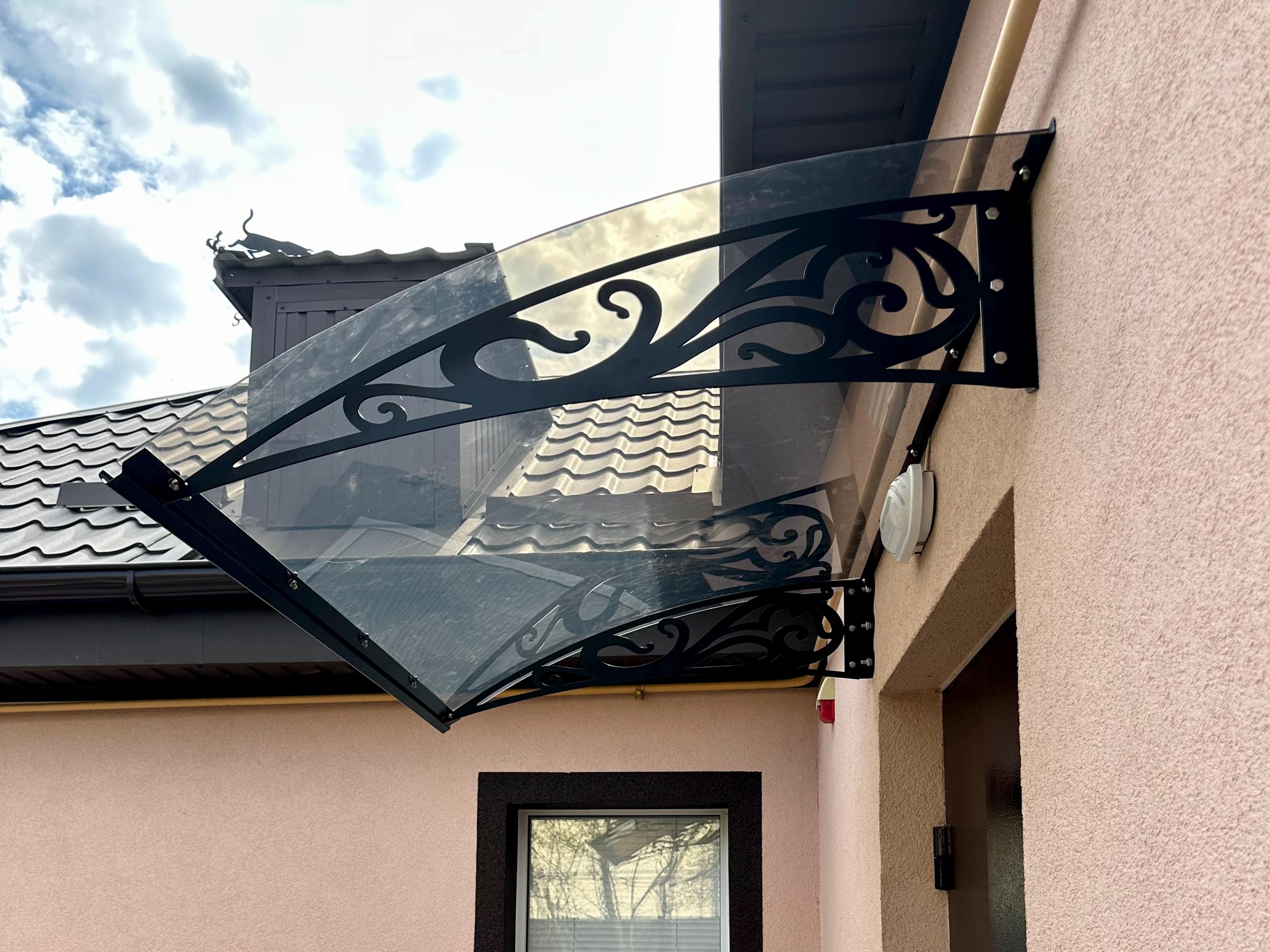 Metal Door Awning Ornament — 2