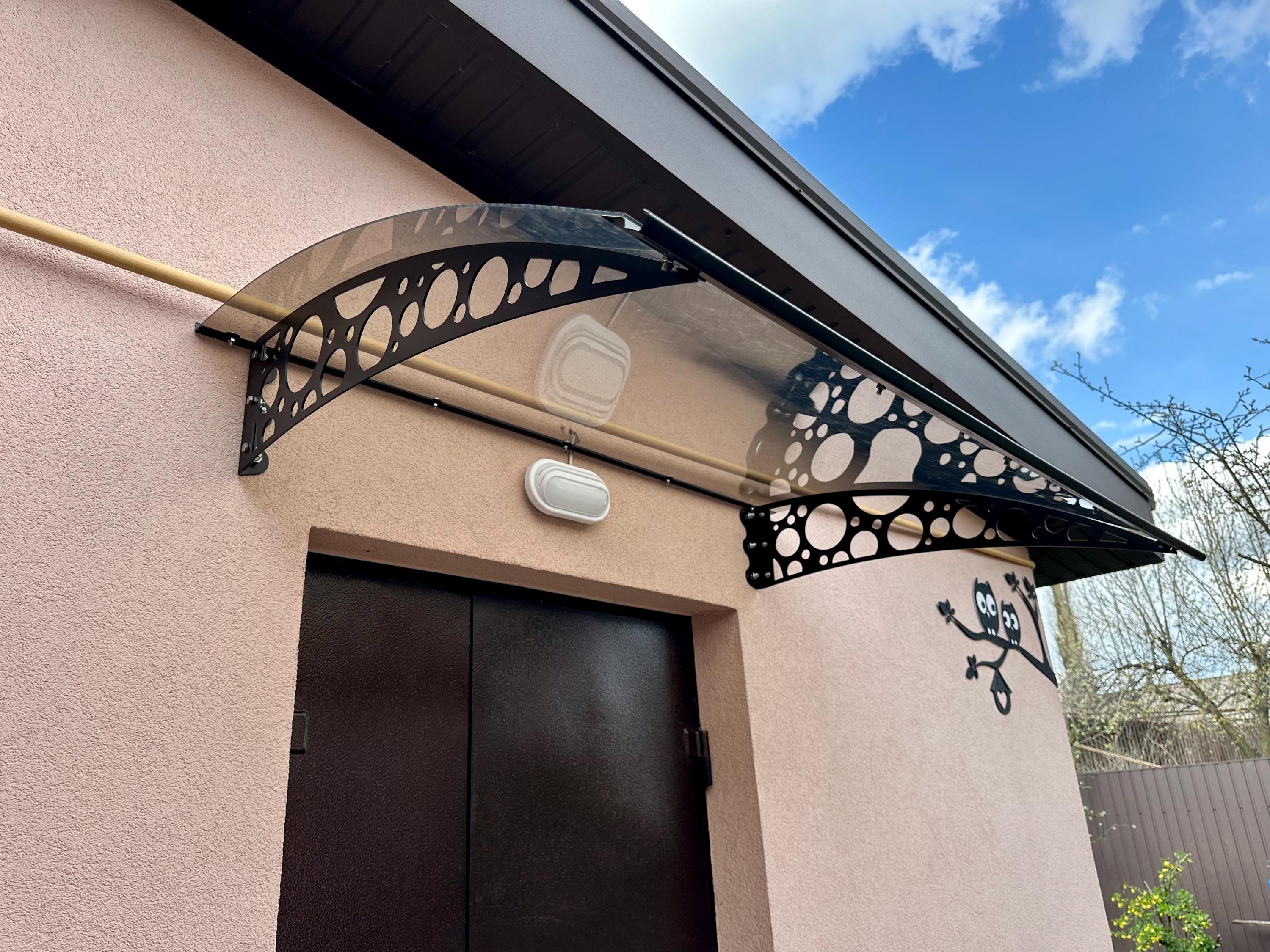 Metal Front Door Awning — 2