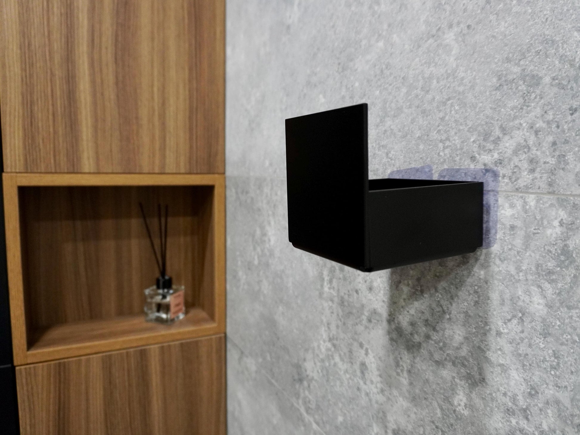 Cubic Modern Aluminum Bathroom Floating Shelf — 3