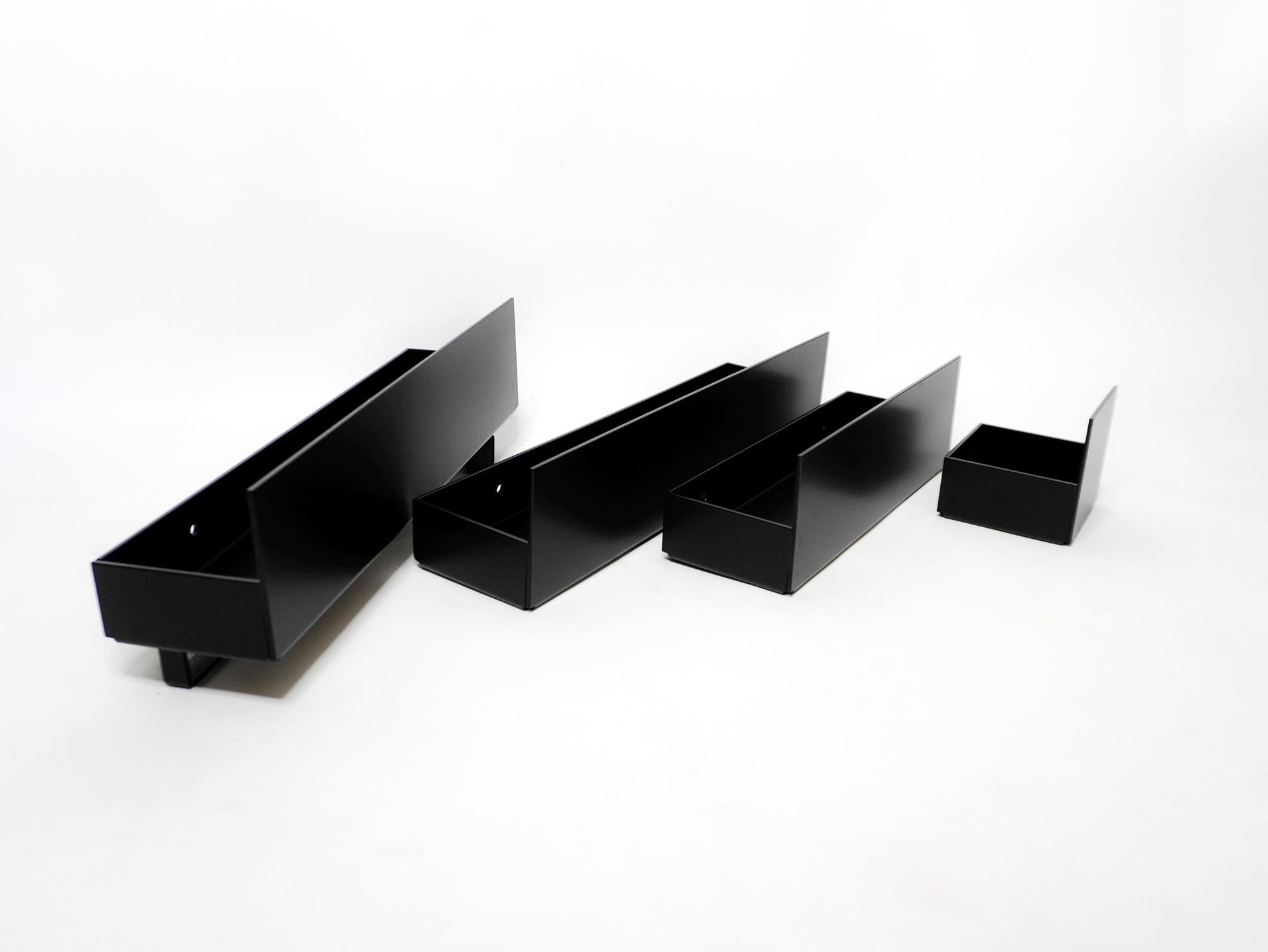 Set of Minimalistic Aluminum Shelves with for Bathroom or Shower — 5