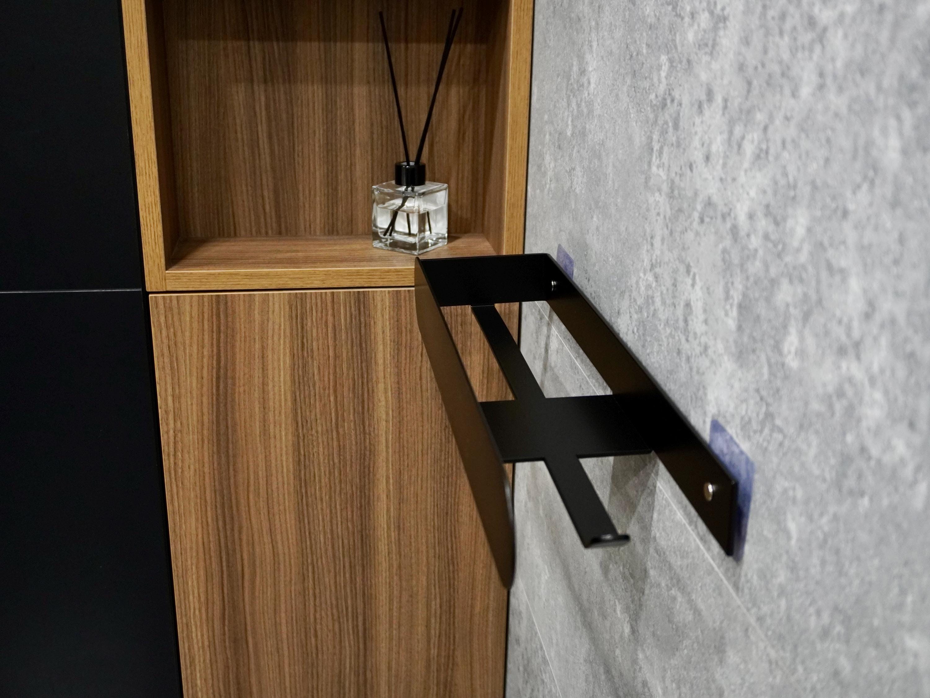Metal Toilet Paper Holder with Shelf — 7