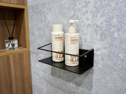 Wall-Mounted Aluminum Shower Shelf