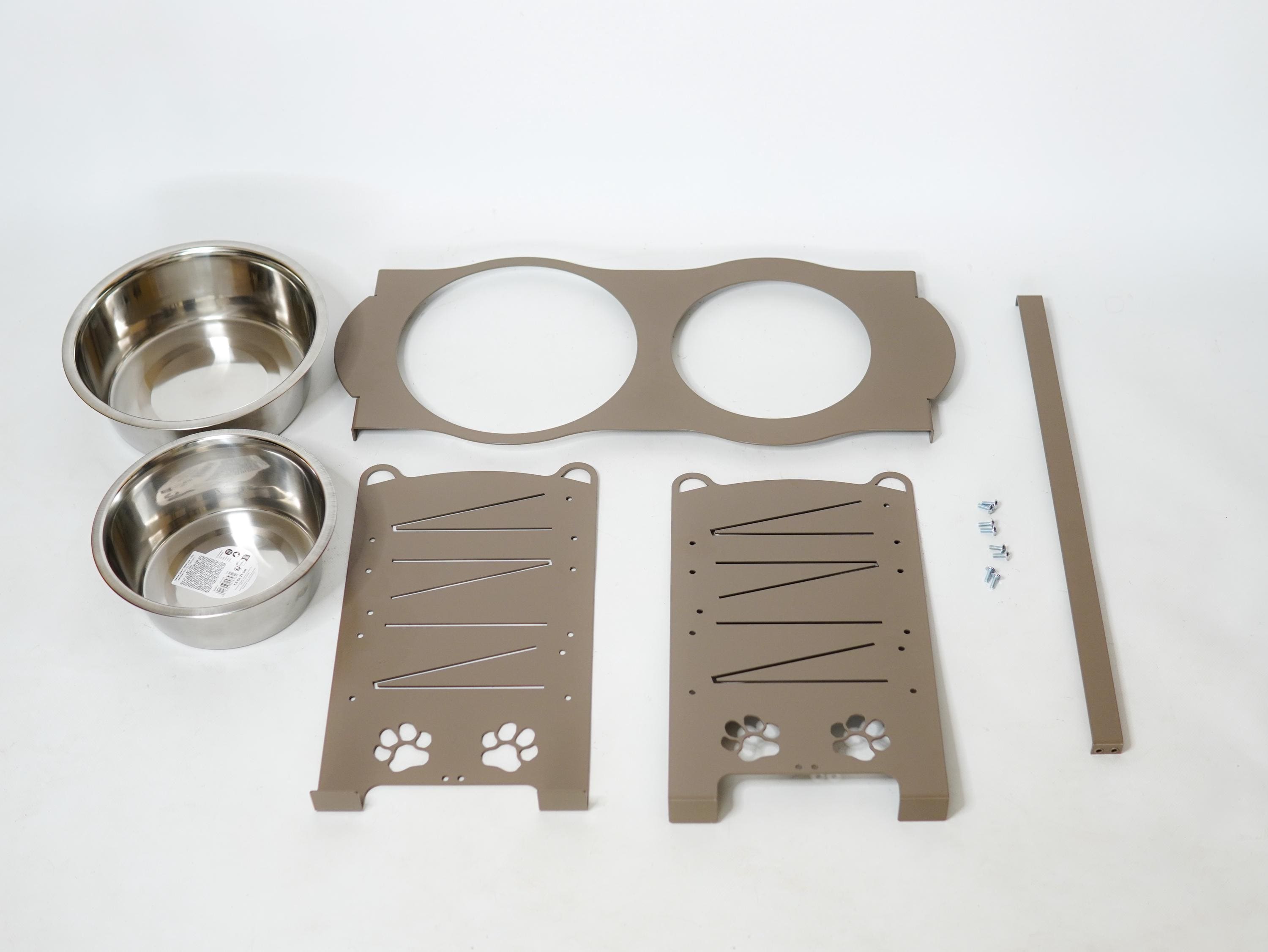 Adjustable Elevated Dog Bowl Stand — 9