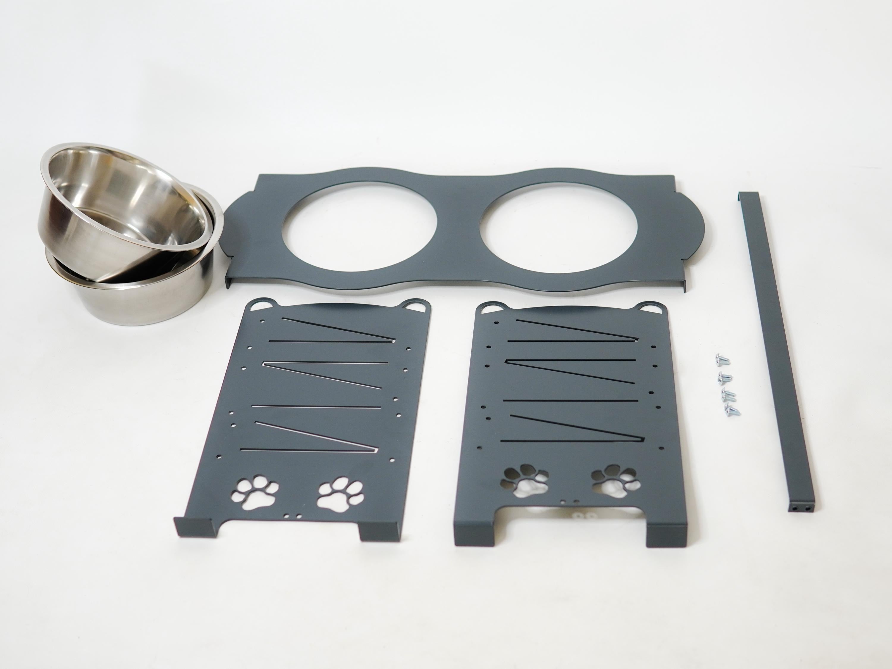 Adjustable Elevated Dog Bowl Stand — 8