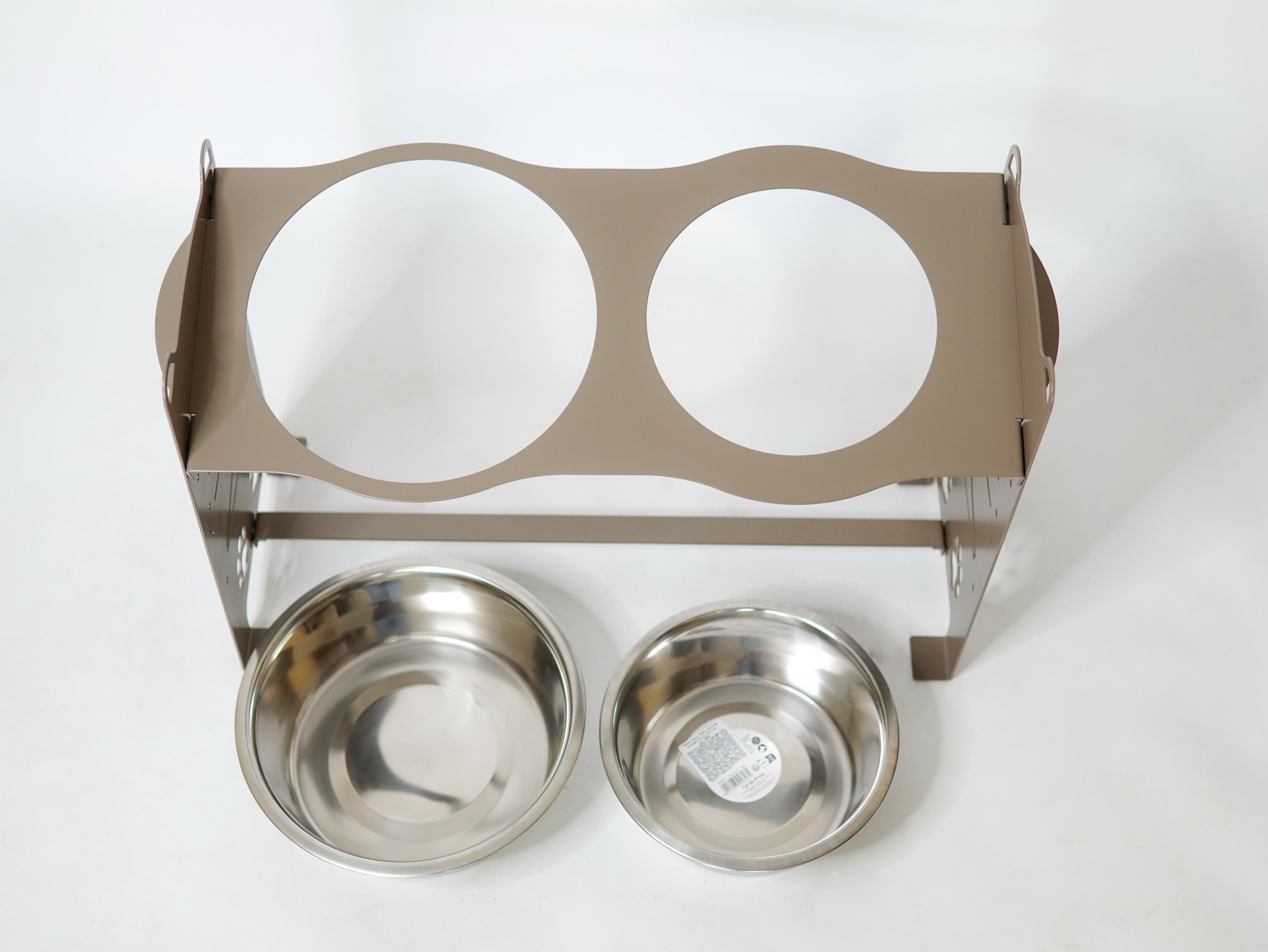 Adjustable Elevated Dog Bowl Stand — 6