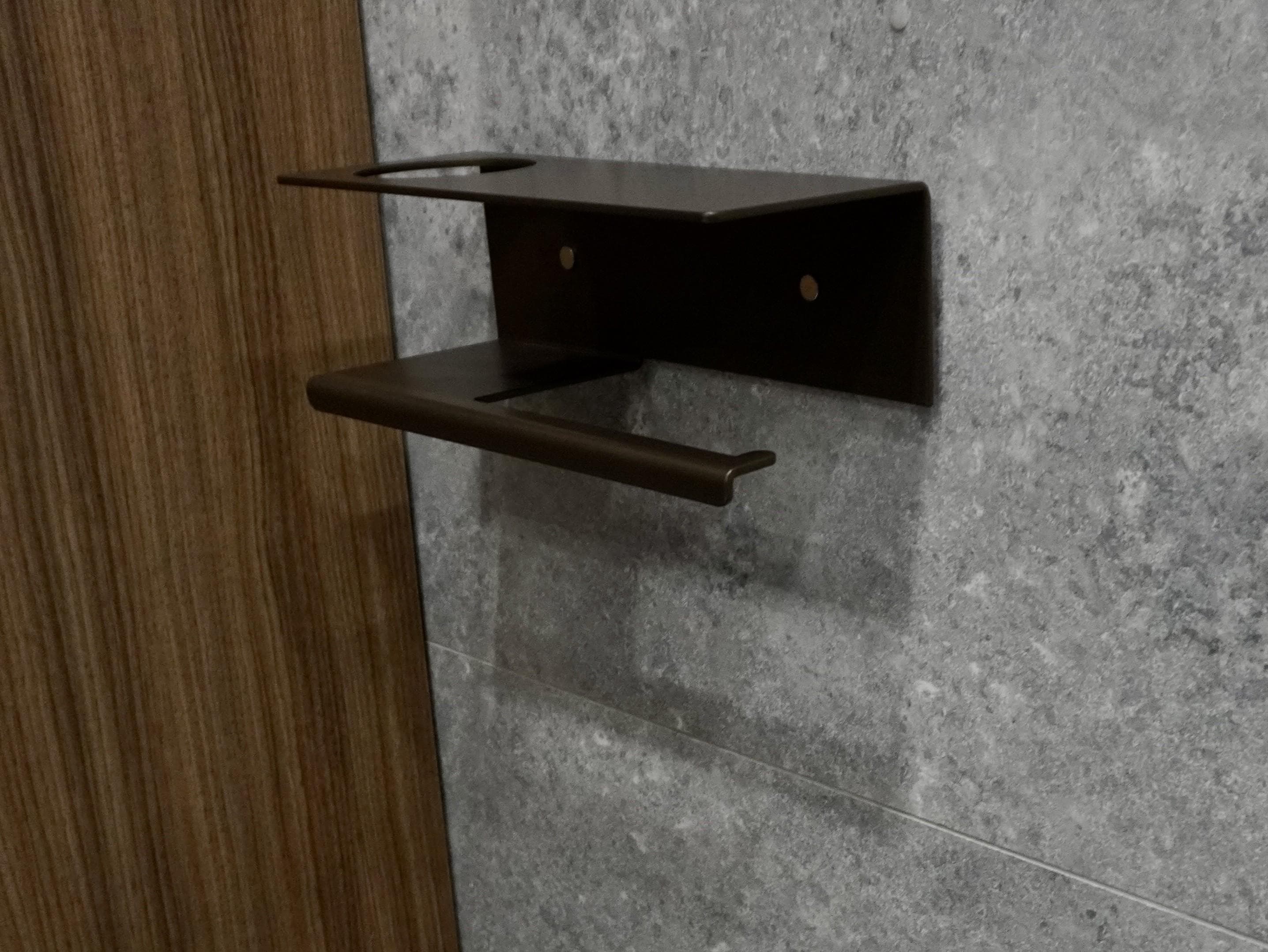 Set of Eight Aluminum Bathroom Shelves — 7