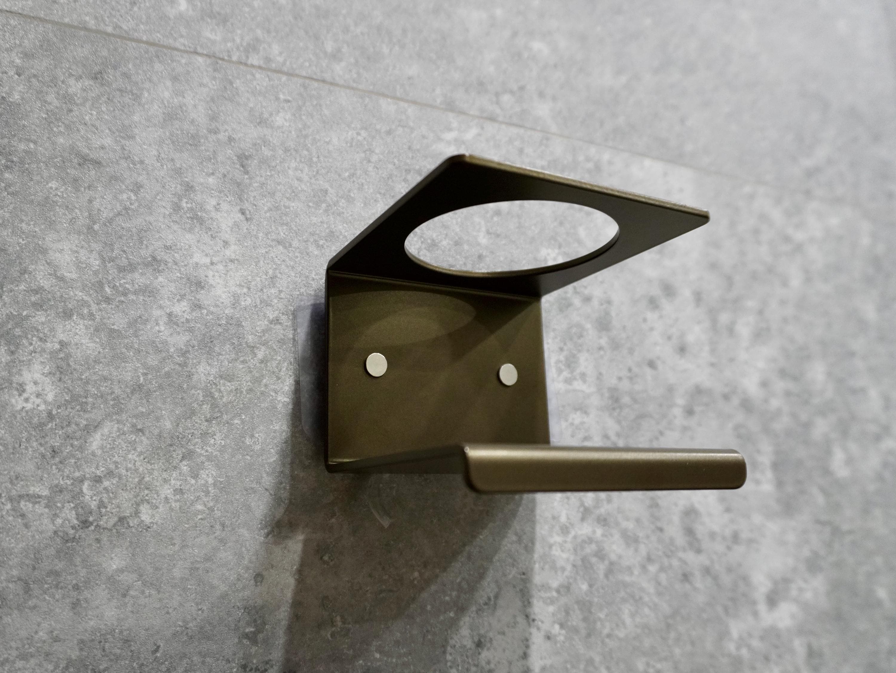 Shelf with Holder for Liquid Soap or Air Freshener — 2