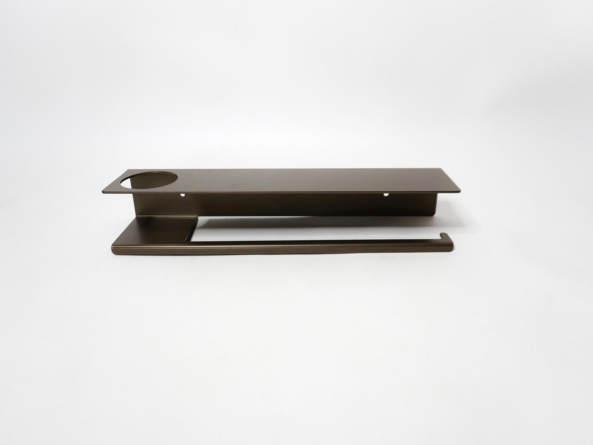 Metal Towel Holder with Shelf — 6