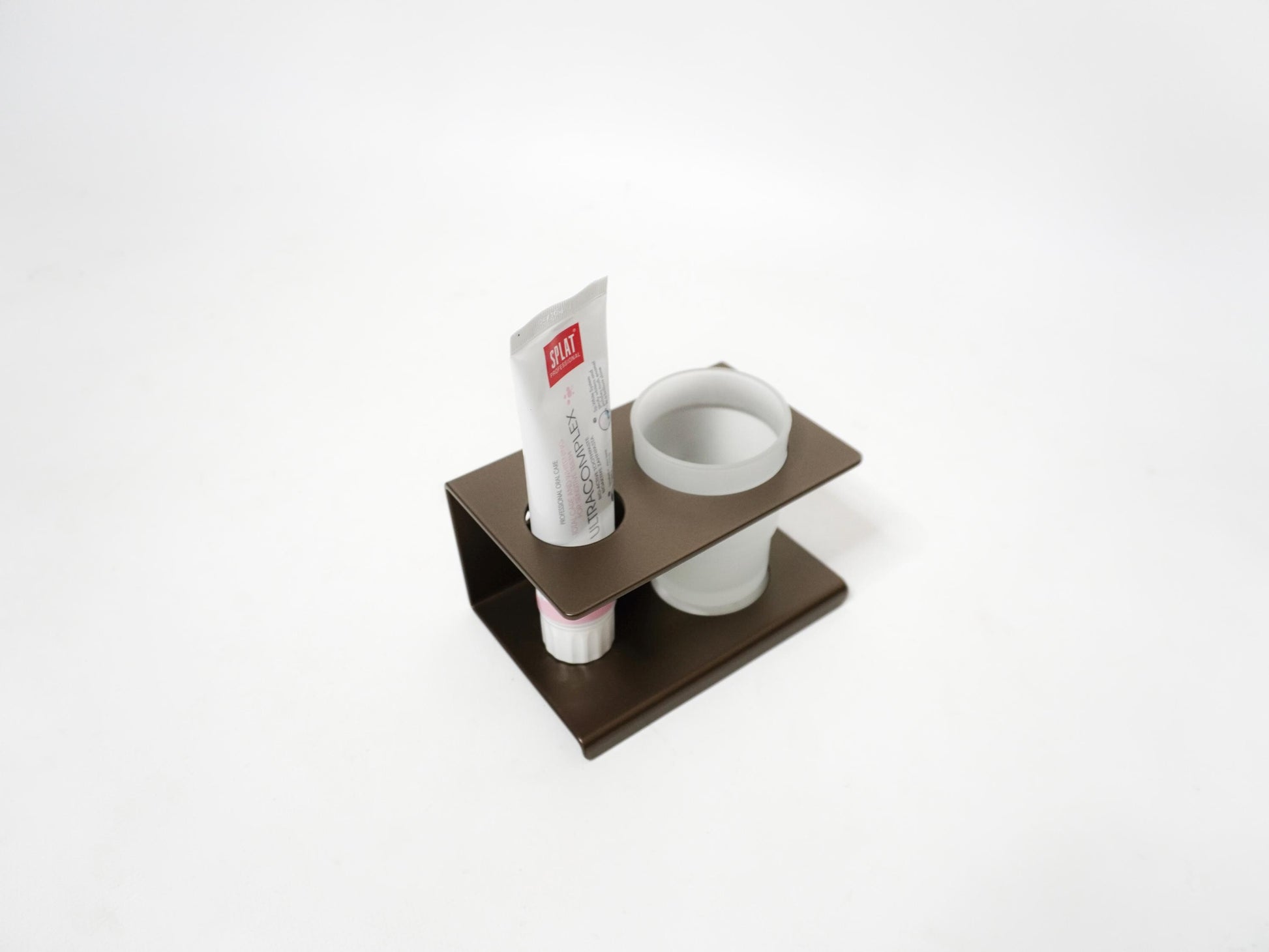 Aluminum Shower Shelf with Cup Holder — 7