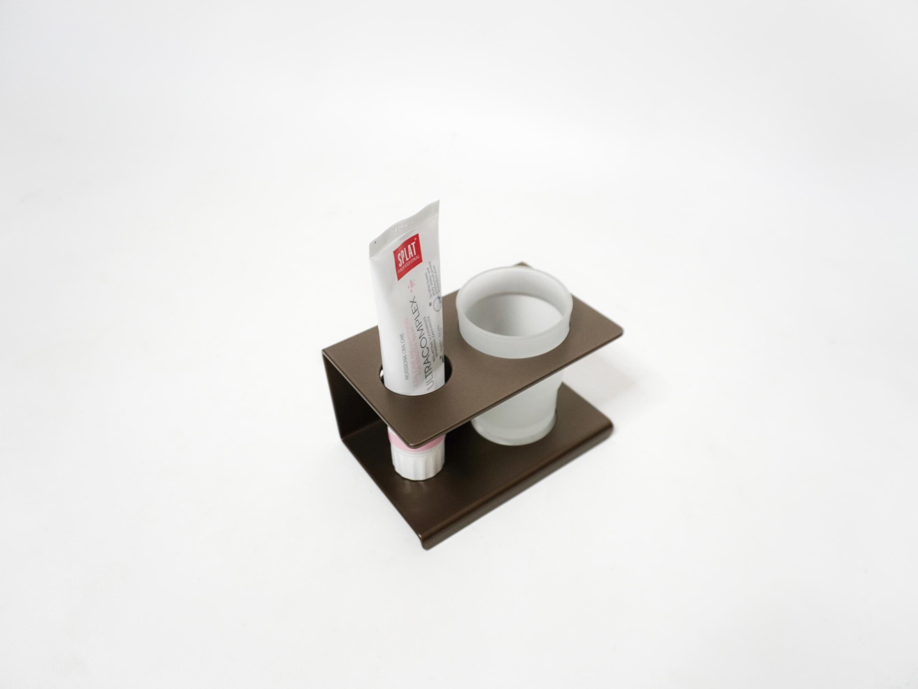 Aluminum Shower Shelf with Cup Holder — 7