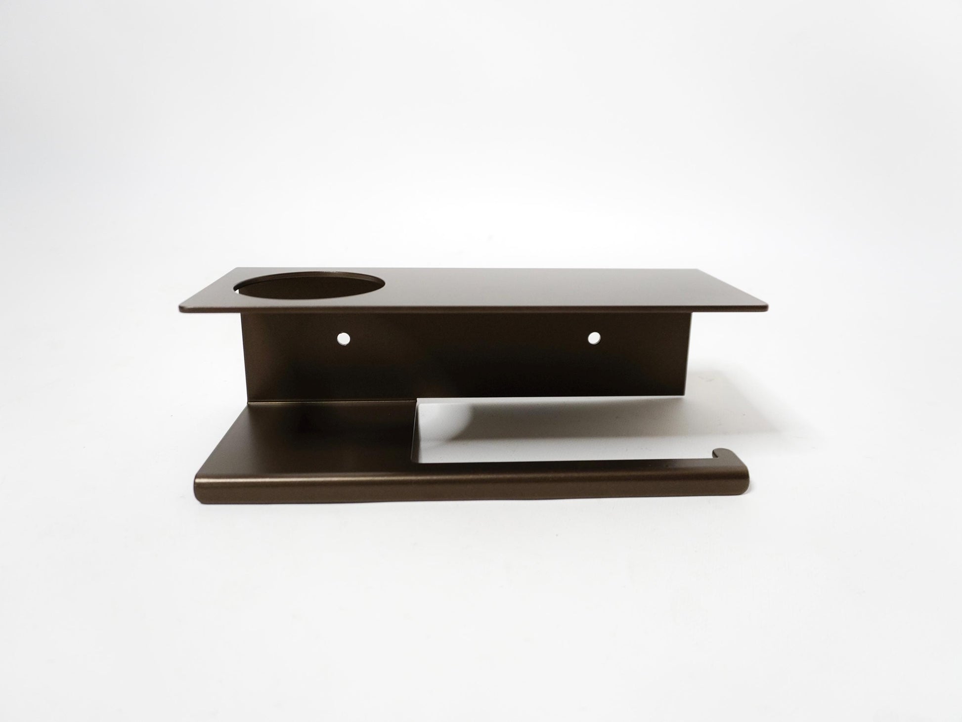 Metal Toilet Paper Holder with Shelf — 8