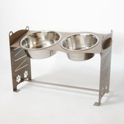 Adjustable Elevated Dog Bowl Stand