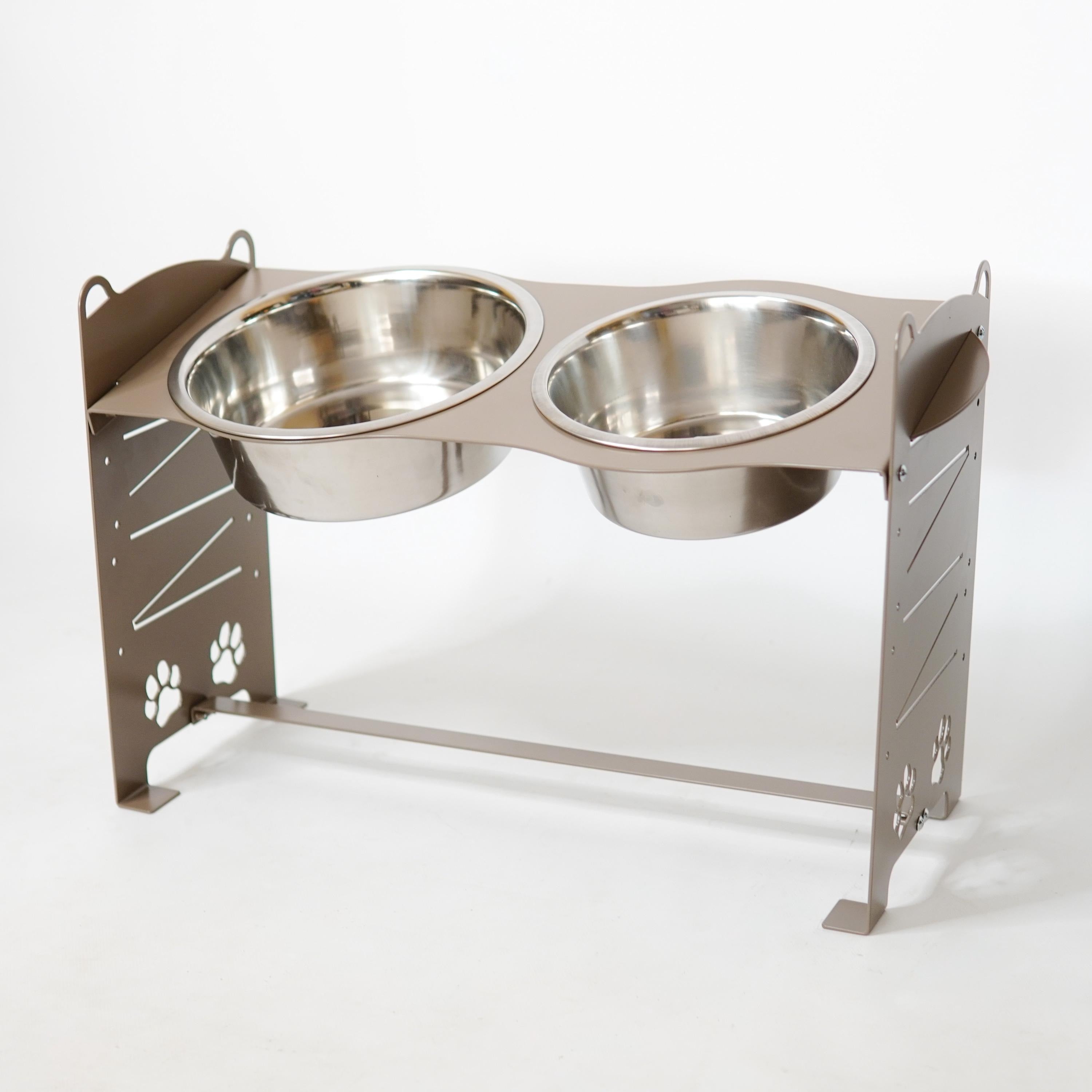 Adjustable Elevated Dog Bowl Stand