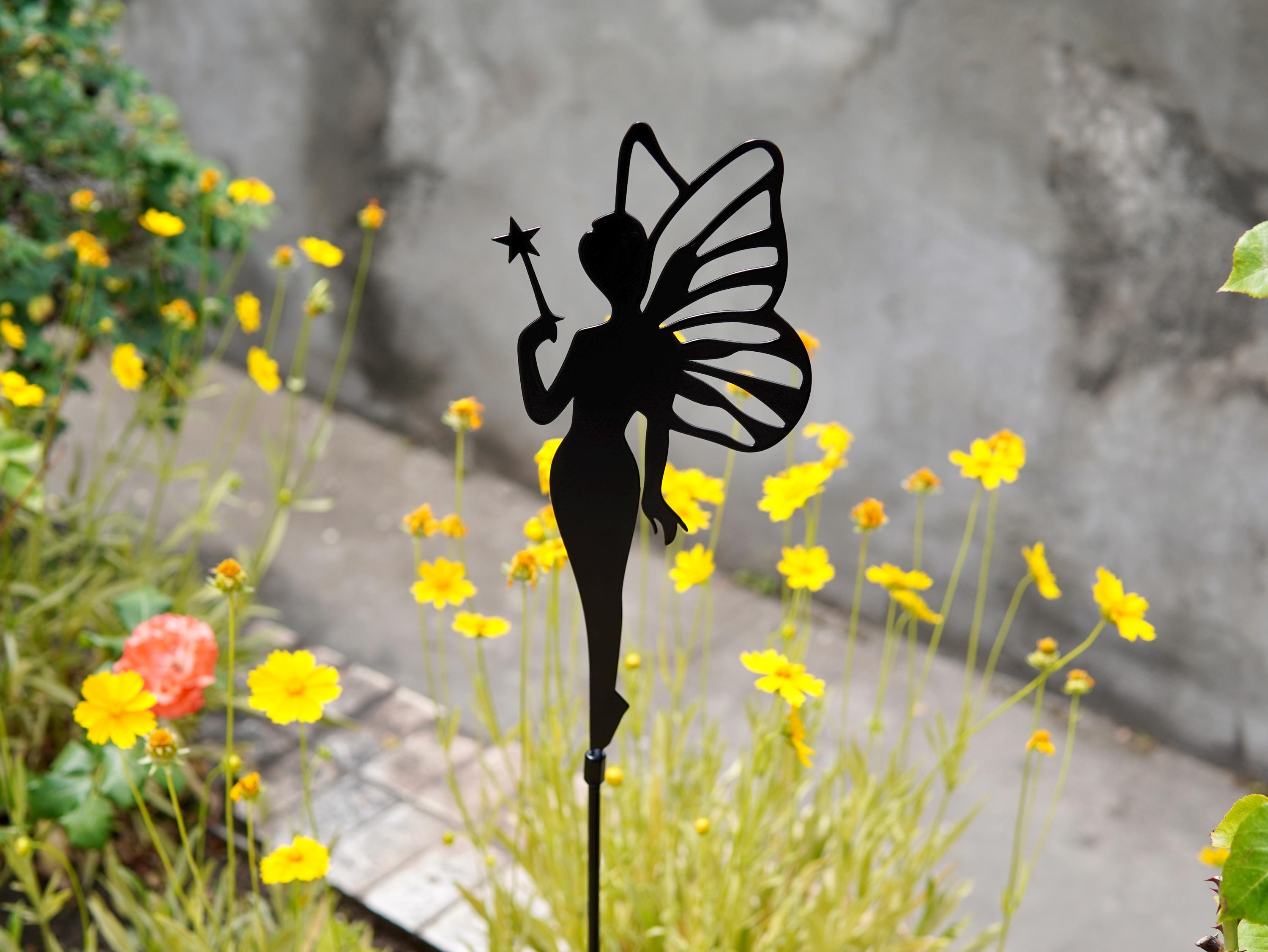 Fairy with a Magic Wand For Backyard or Patio. Captivating Touch for Y
