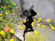 Winged Fairy For Backyard or Patio. Elegant Accent for Your Outdoor Es