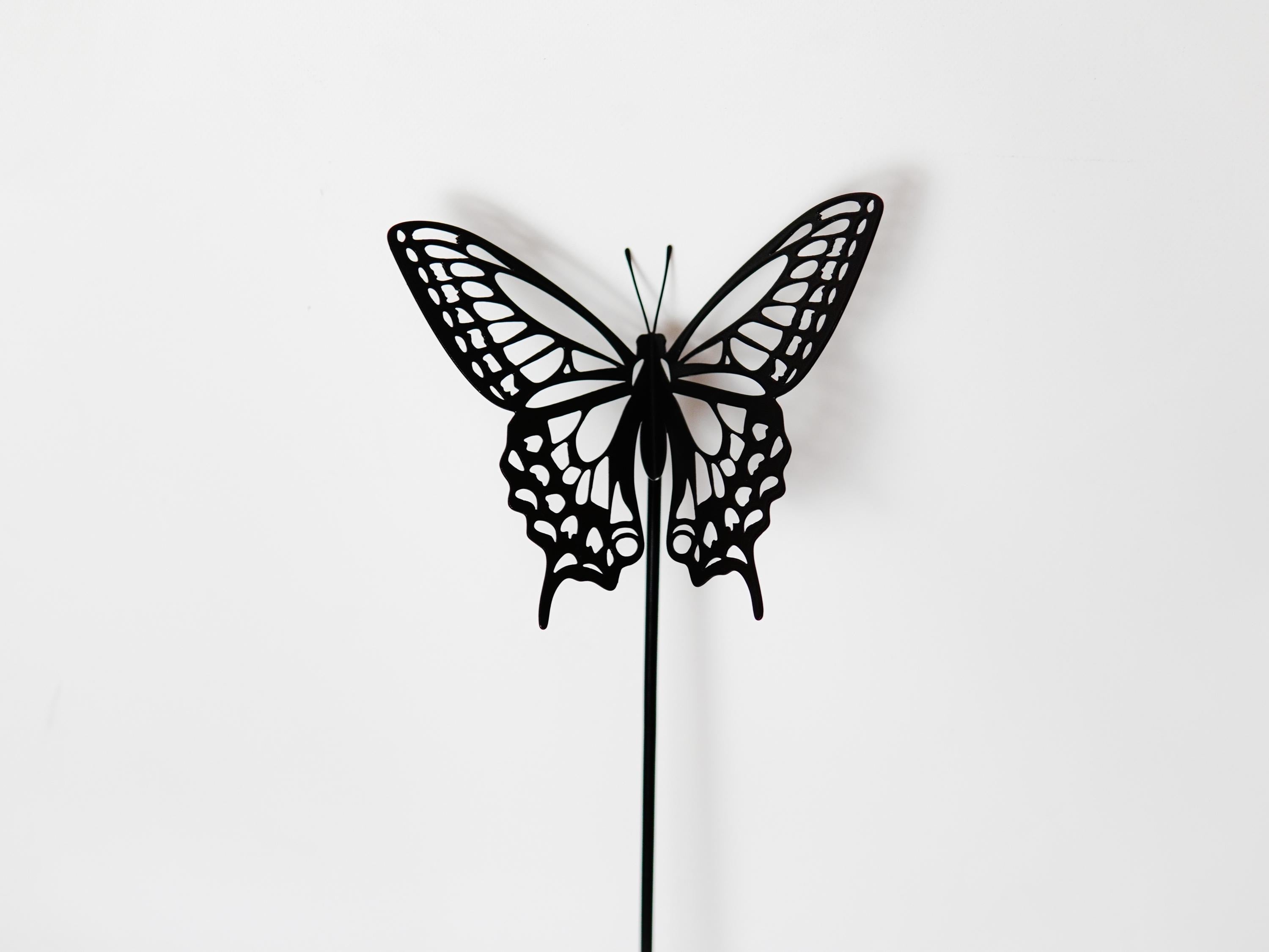 Metal Swallowtail Butterfly Garden Stake — 6