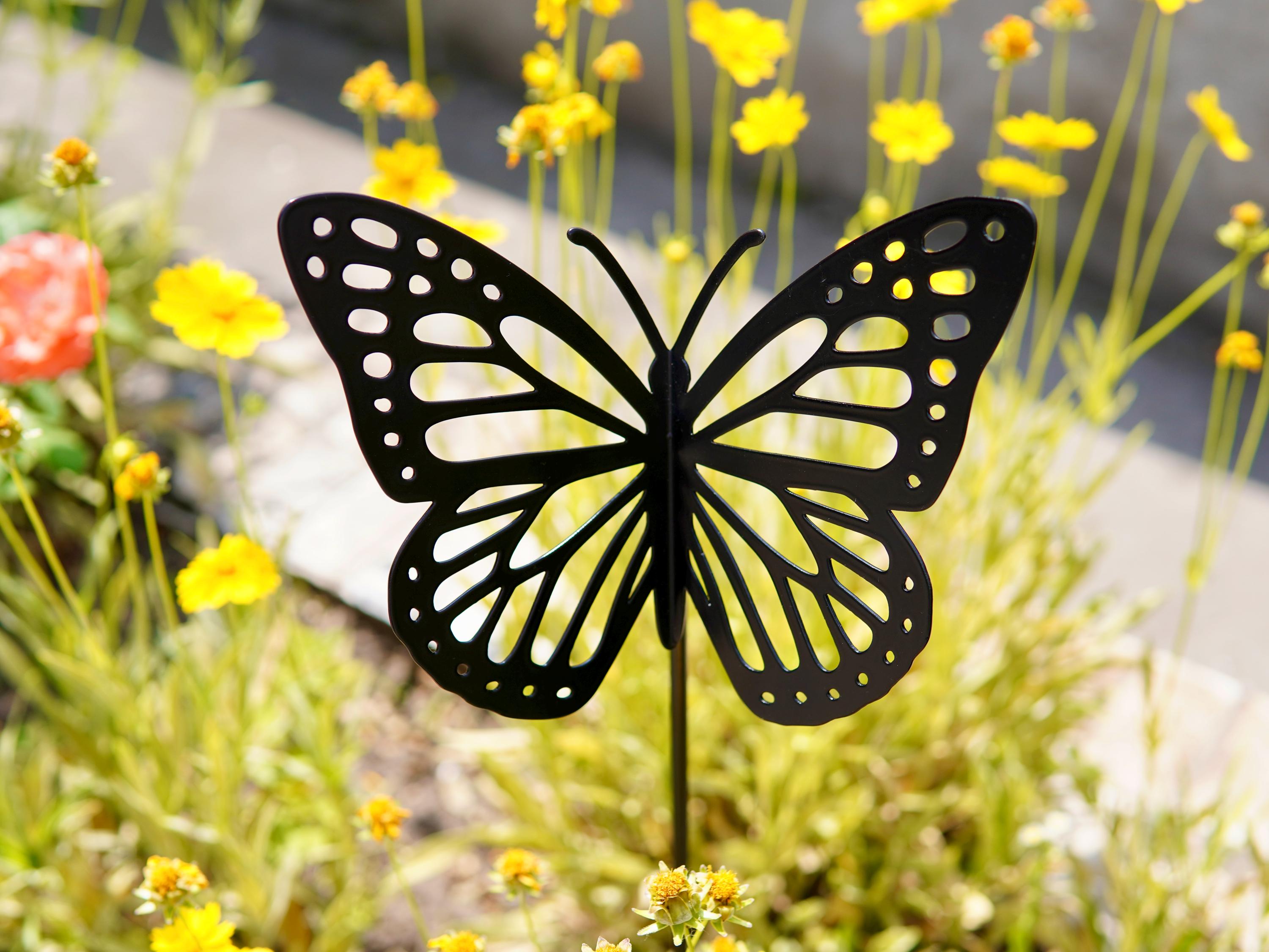 Metal Butterfly Garden Stake