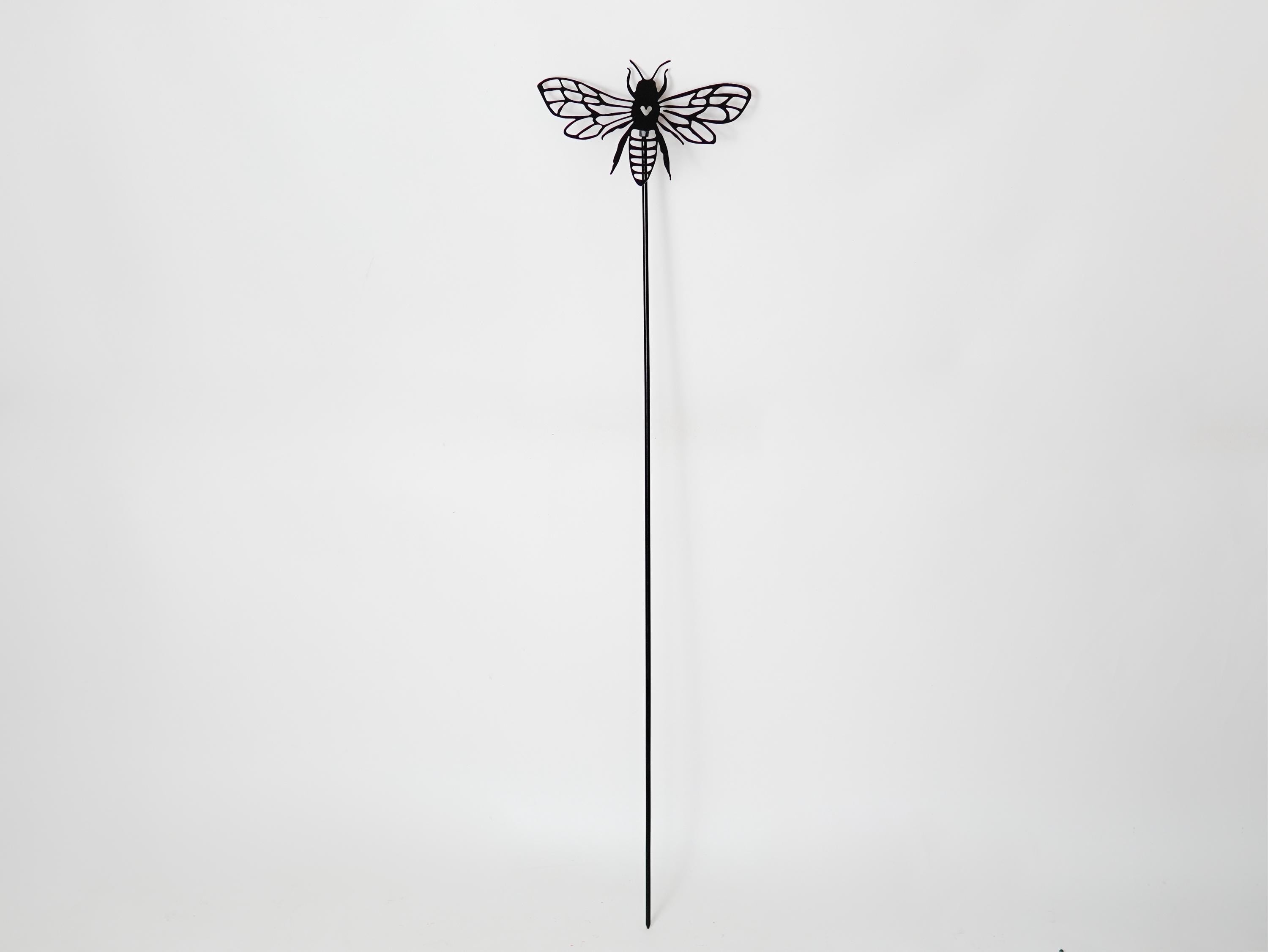 Metal Bee Garden Stake — 5