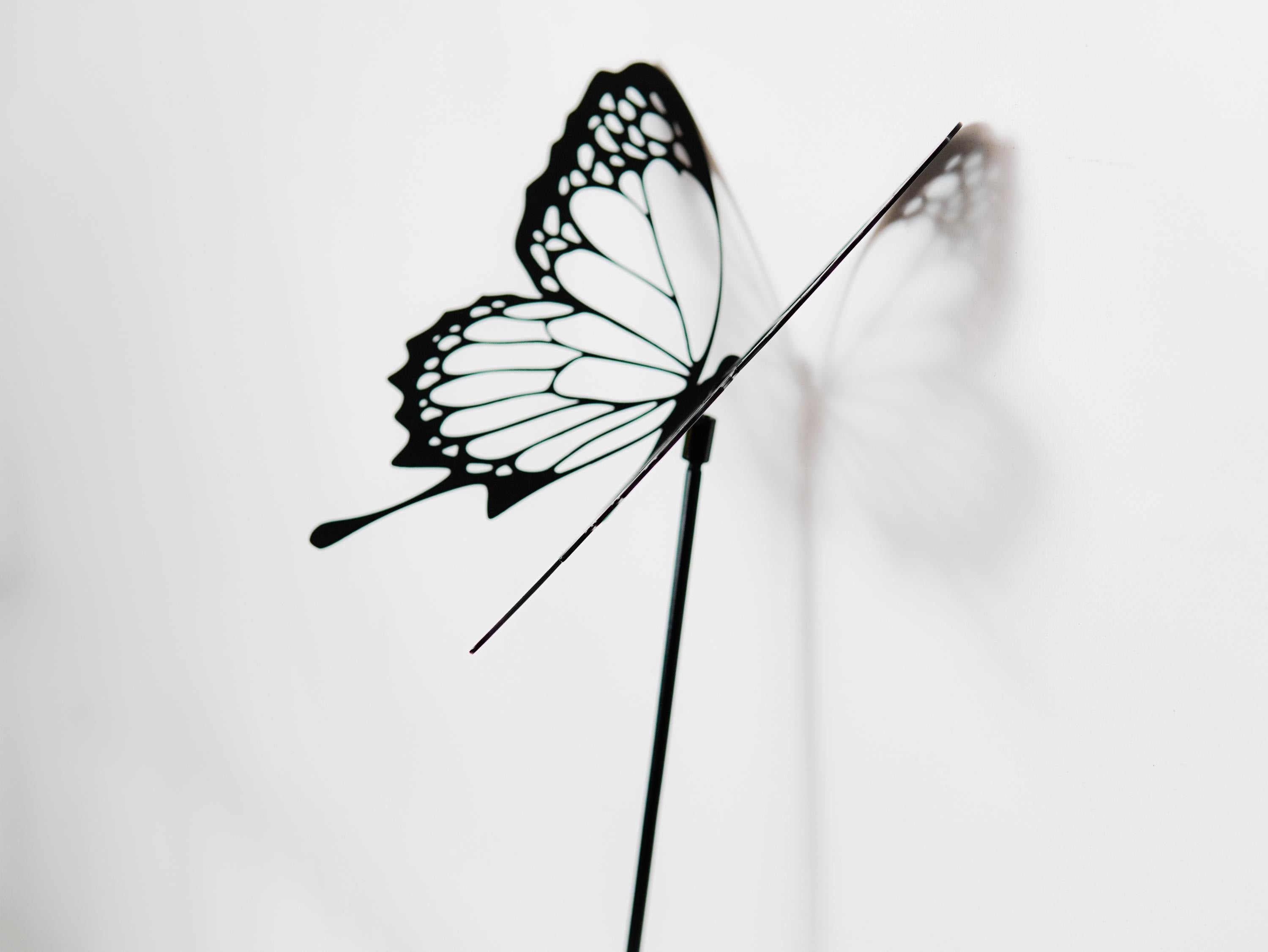 Metal Butterfly Garden Stake — 5