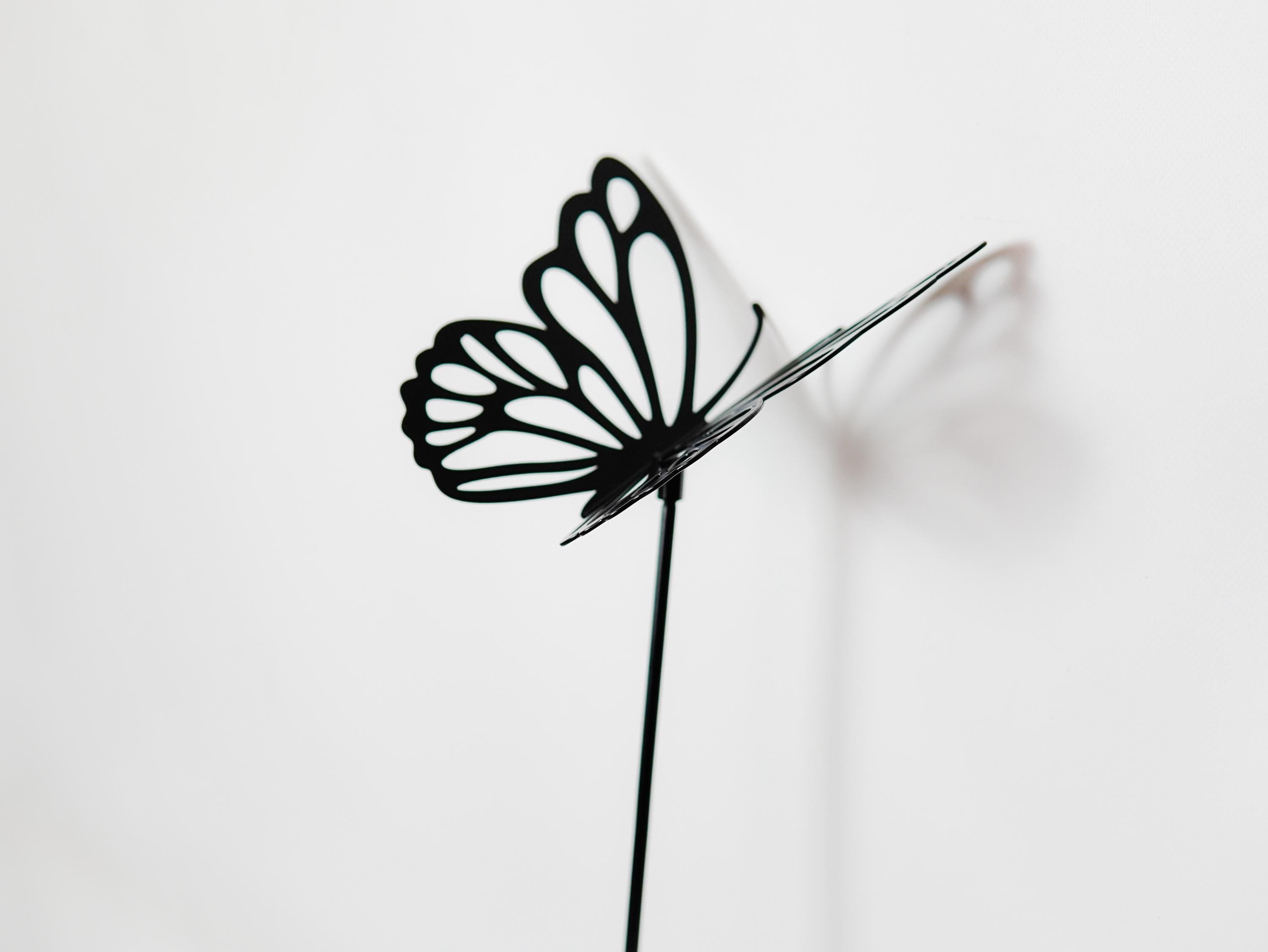 Metal Butterfly Garden Stake — 5