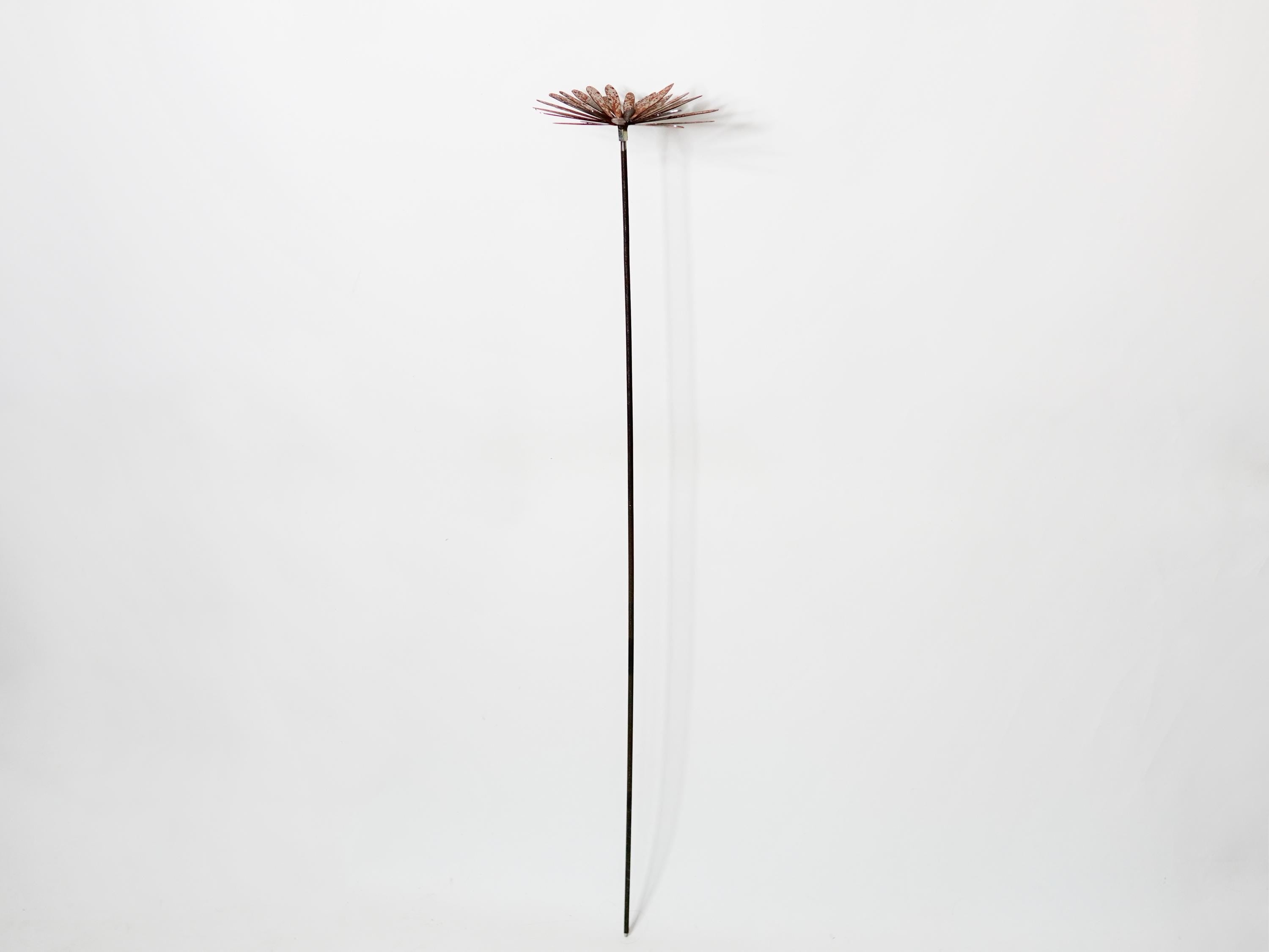 Rusty Metal Aster Flower Stake — 5