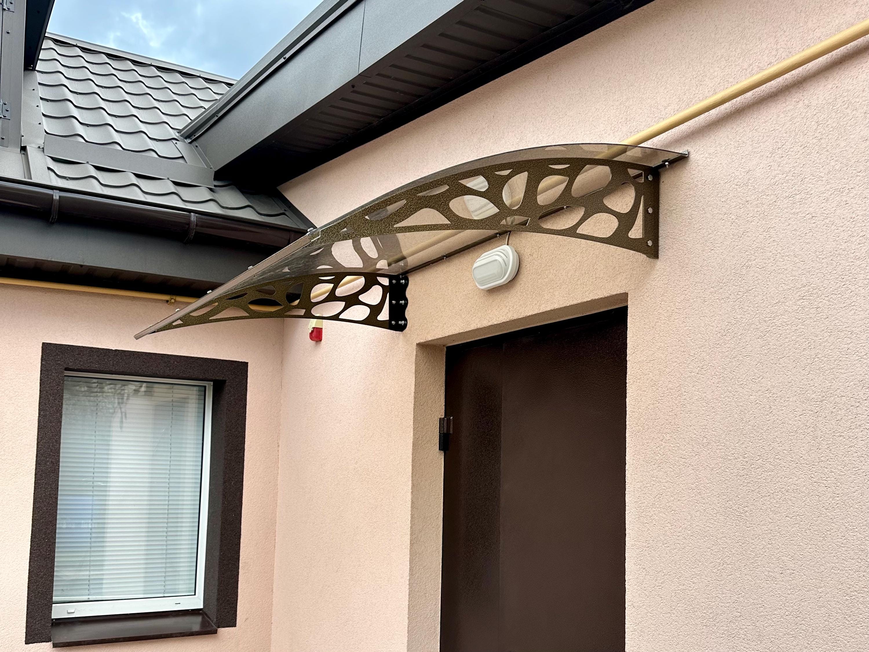 Transparent Door Awning