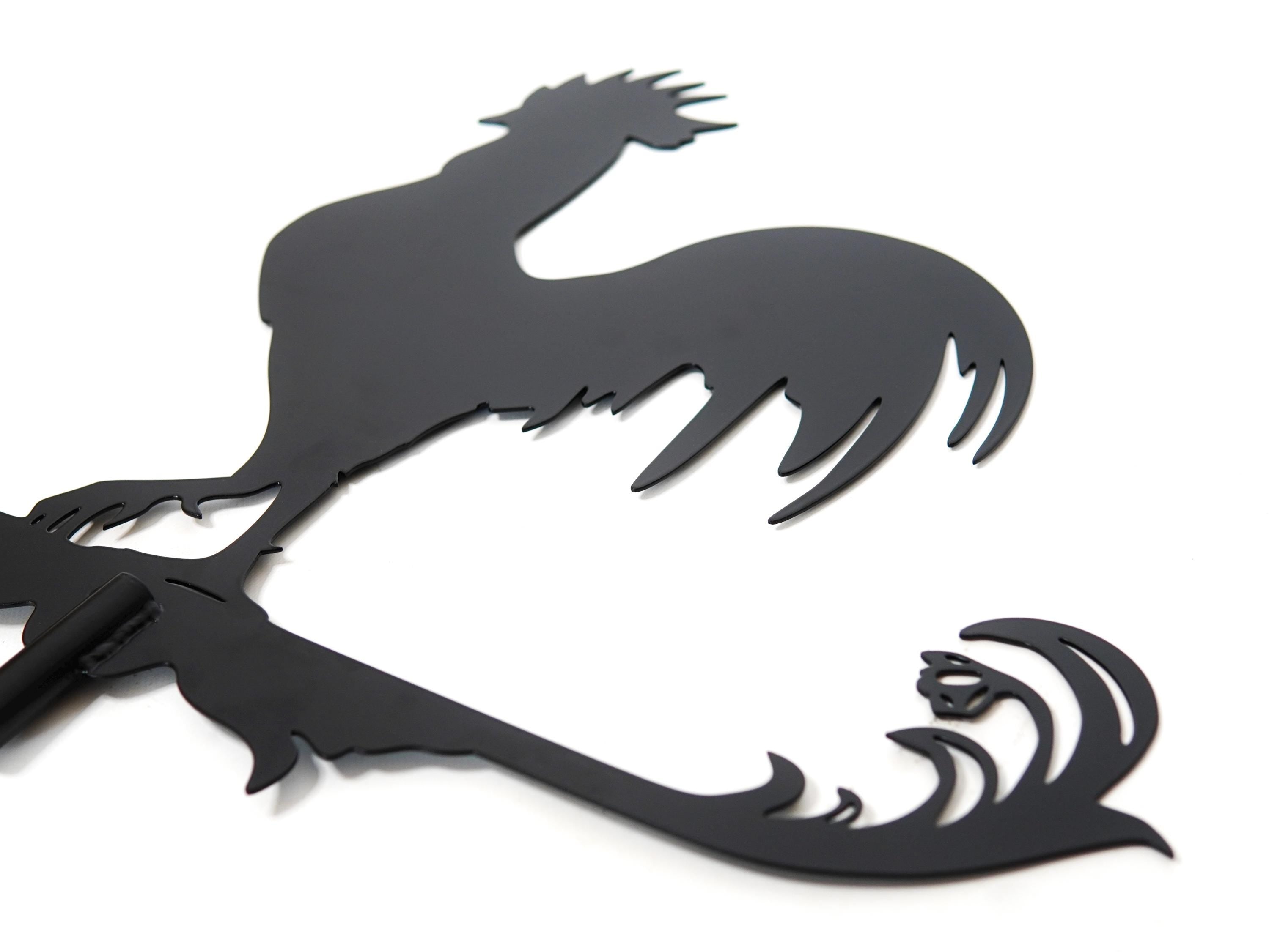 Rooster Metal Weathervane — 6