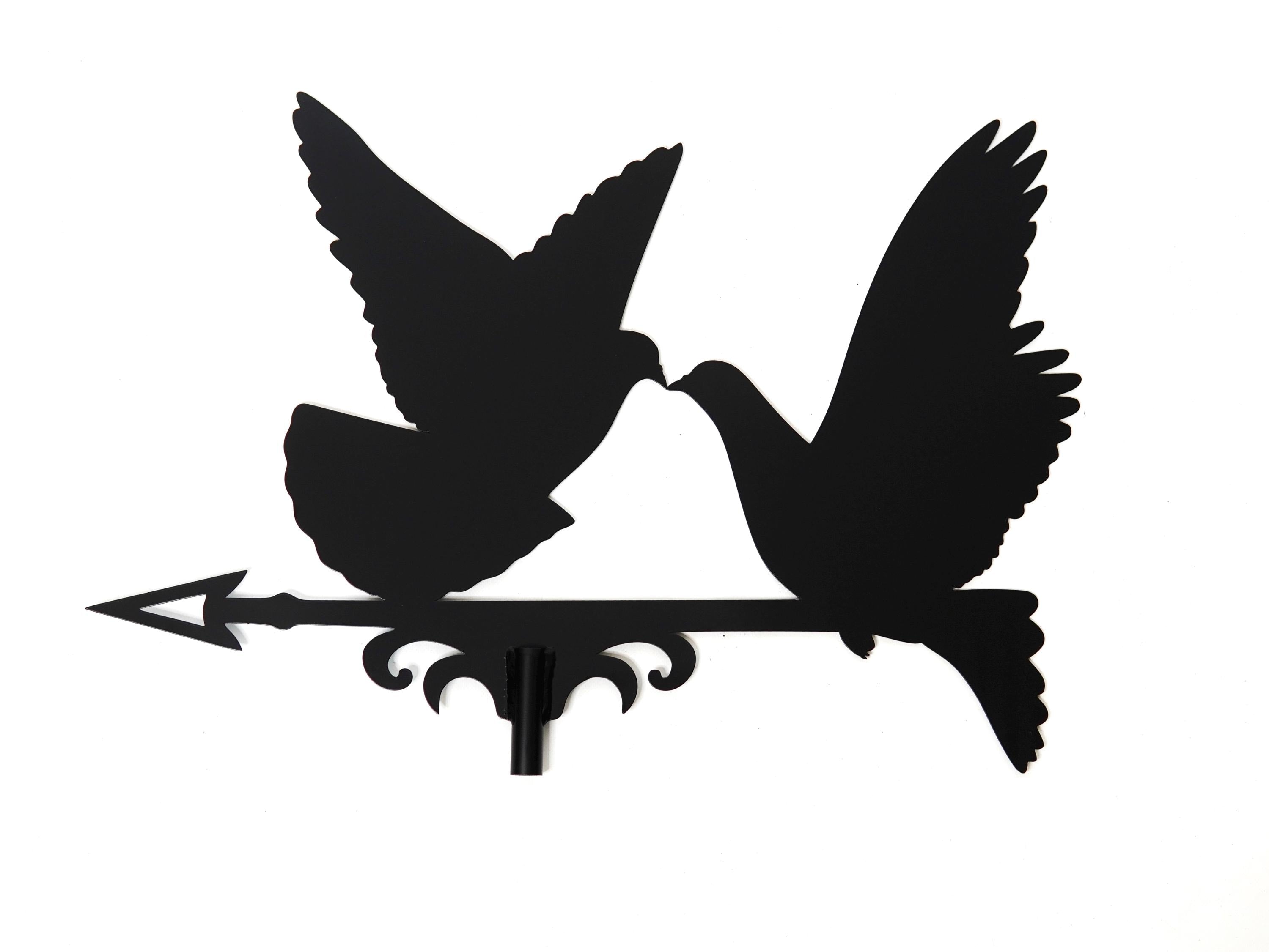 Dove Weathervane Weatherproof Wind Vane — 4