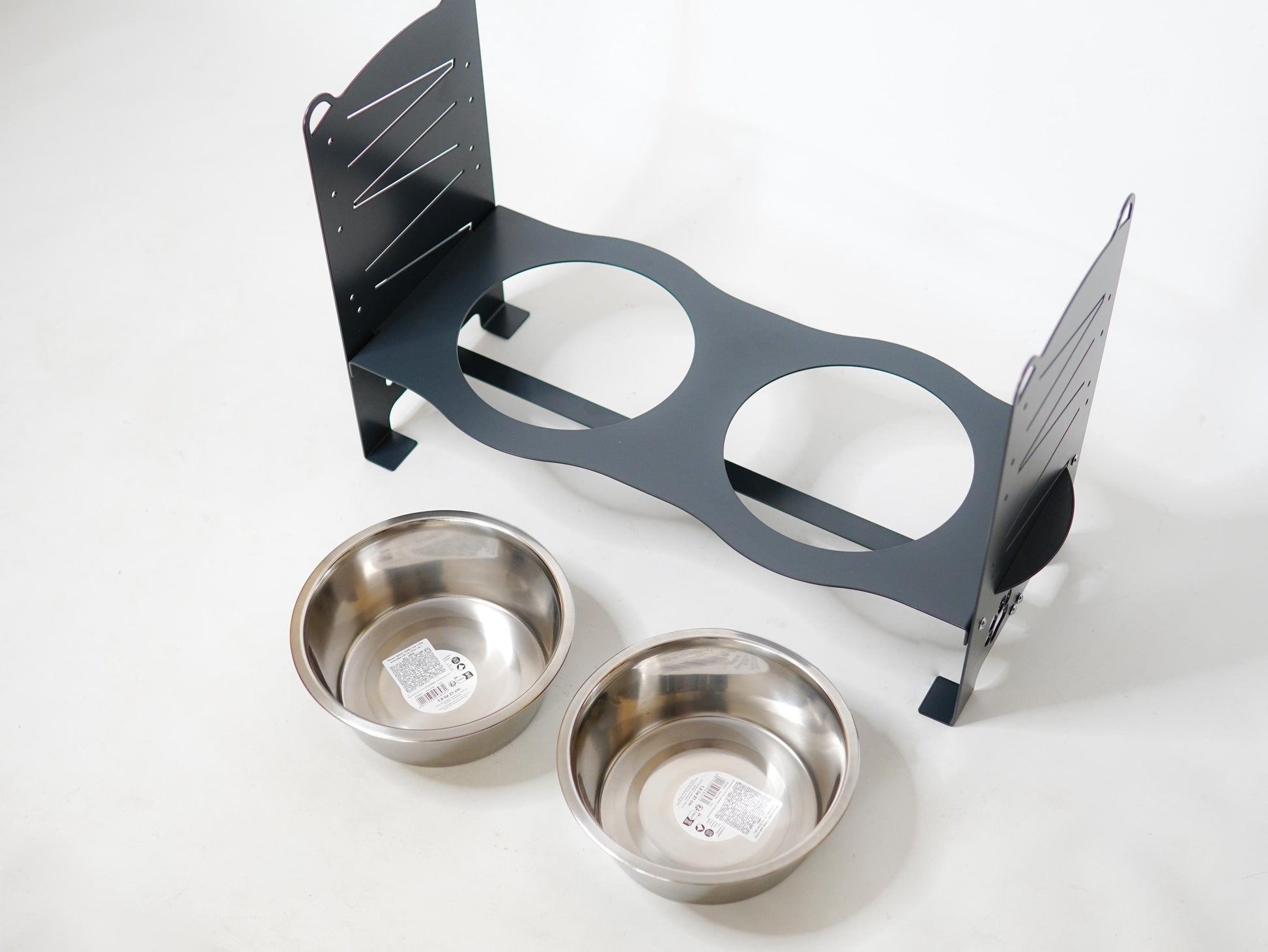 Adjustable Elevated Dog Bowl Stand — 7