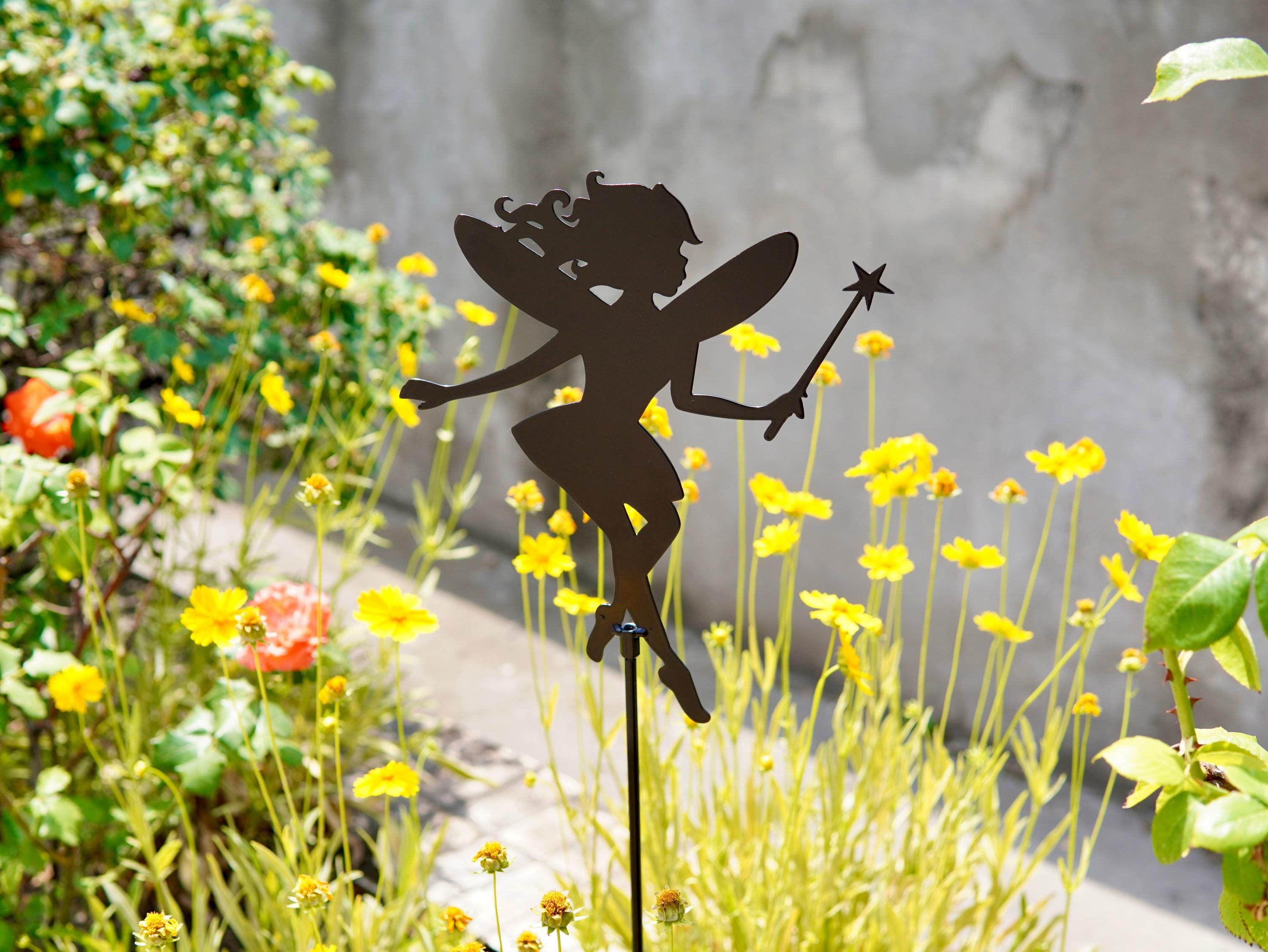 Fairy with a Magic Stick For Garden or Patio. Unique Enhancement for Y