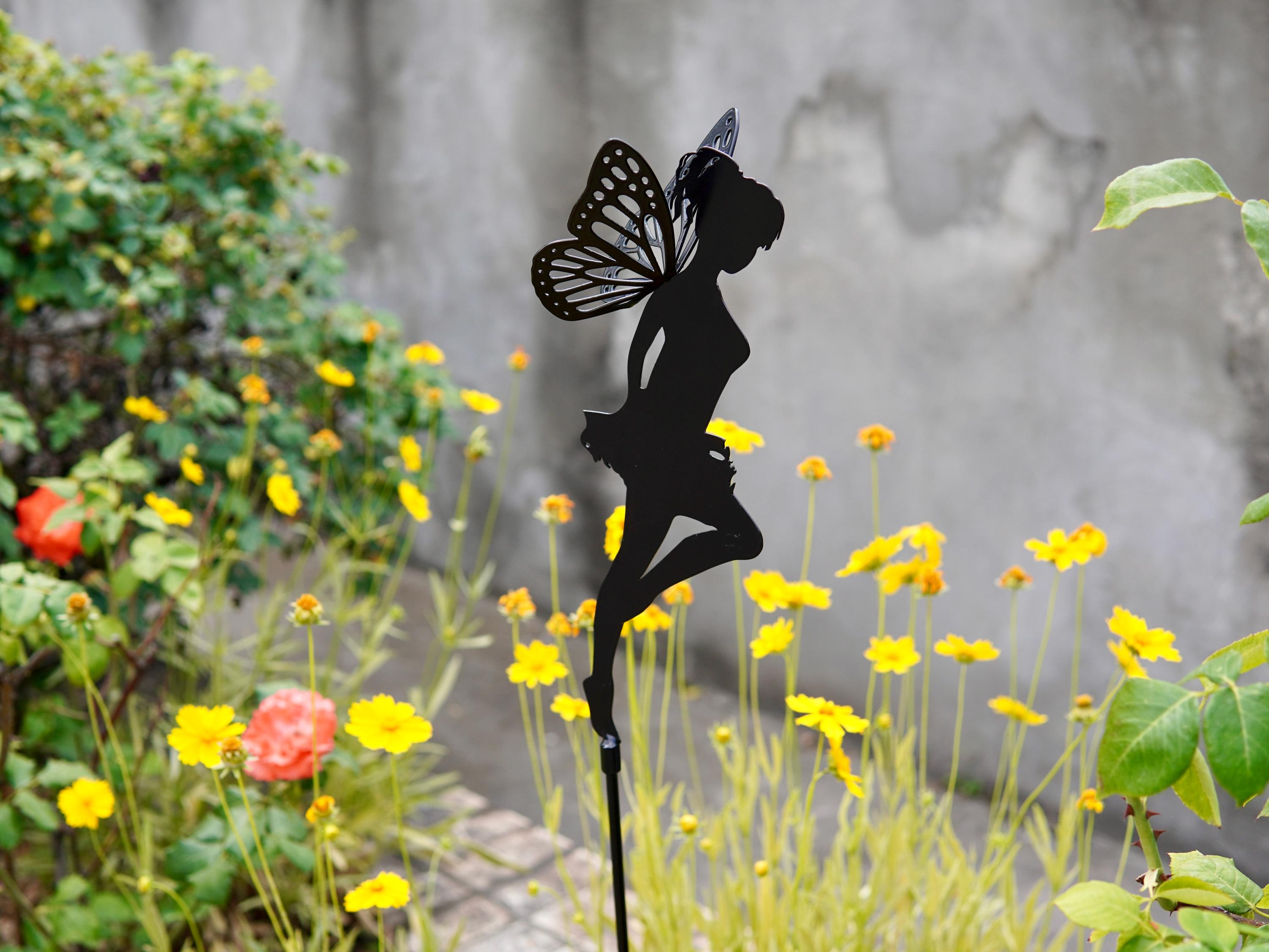 Winged Fairy For Backyard or Patio. Elegant Accent for Your Outdoor Es — 2