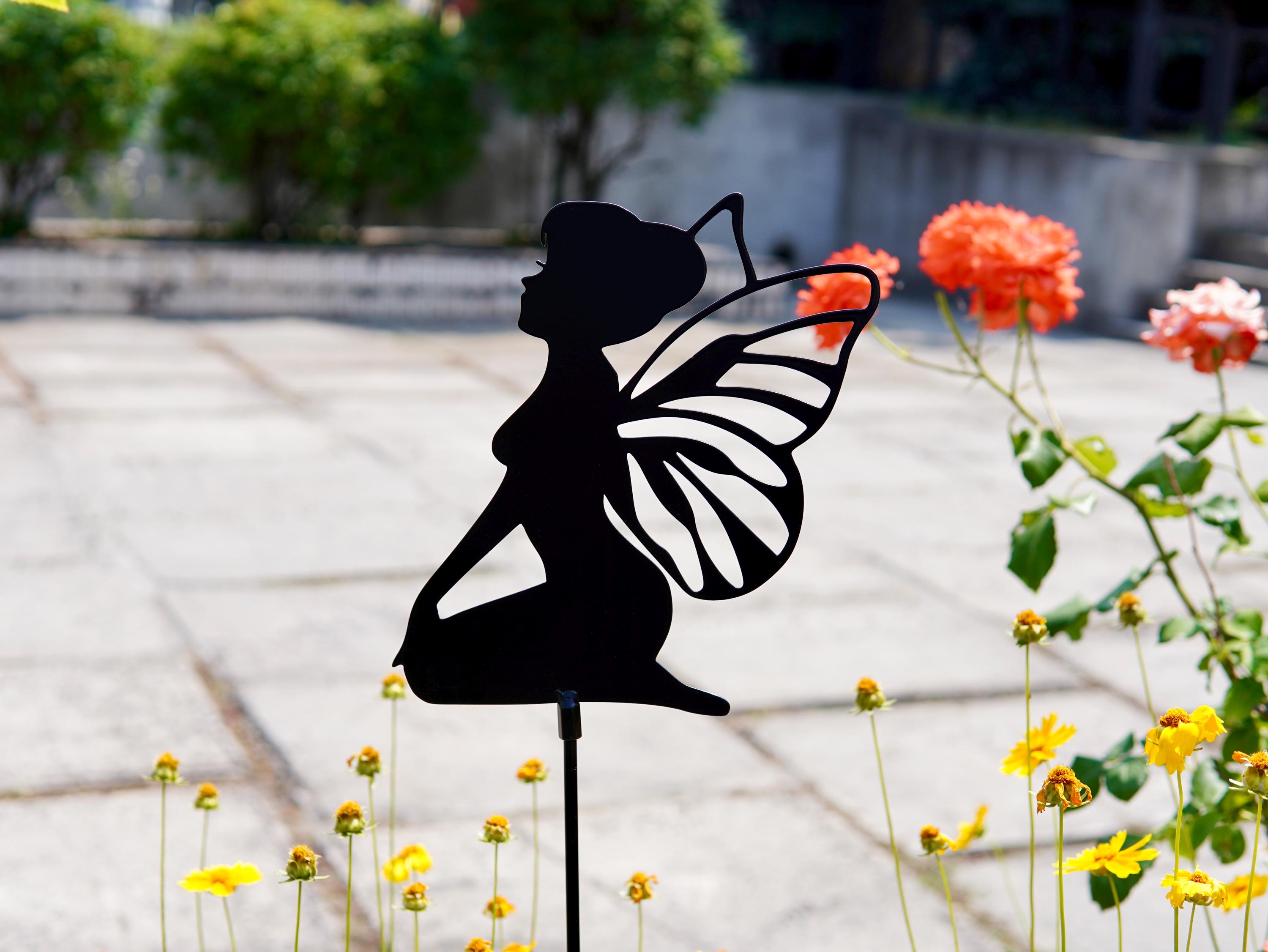 Pixie With Wings For Backyard or Patio. Captivating Touch for Your Out — 2