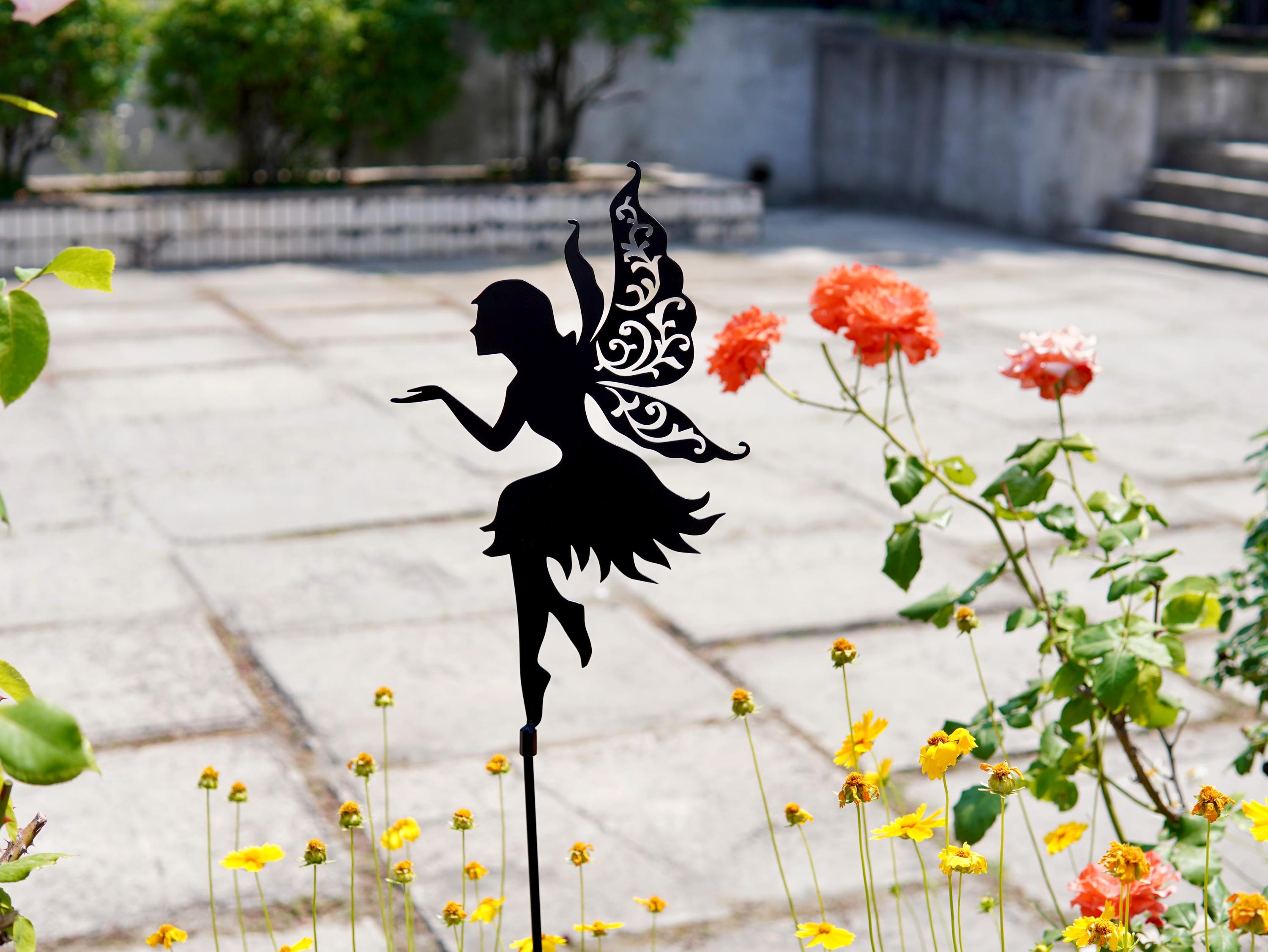 Fairy With Ornament Charming Addition to Your Outdoor Place. For Garde — 2