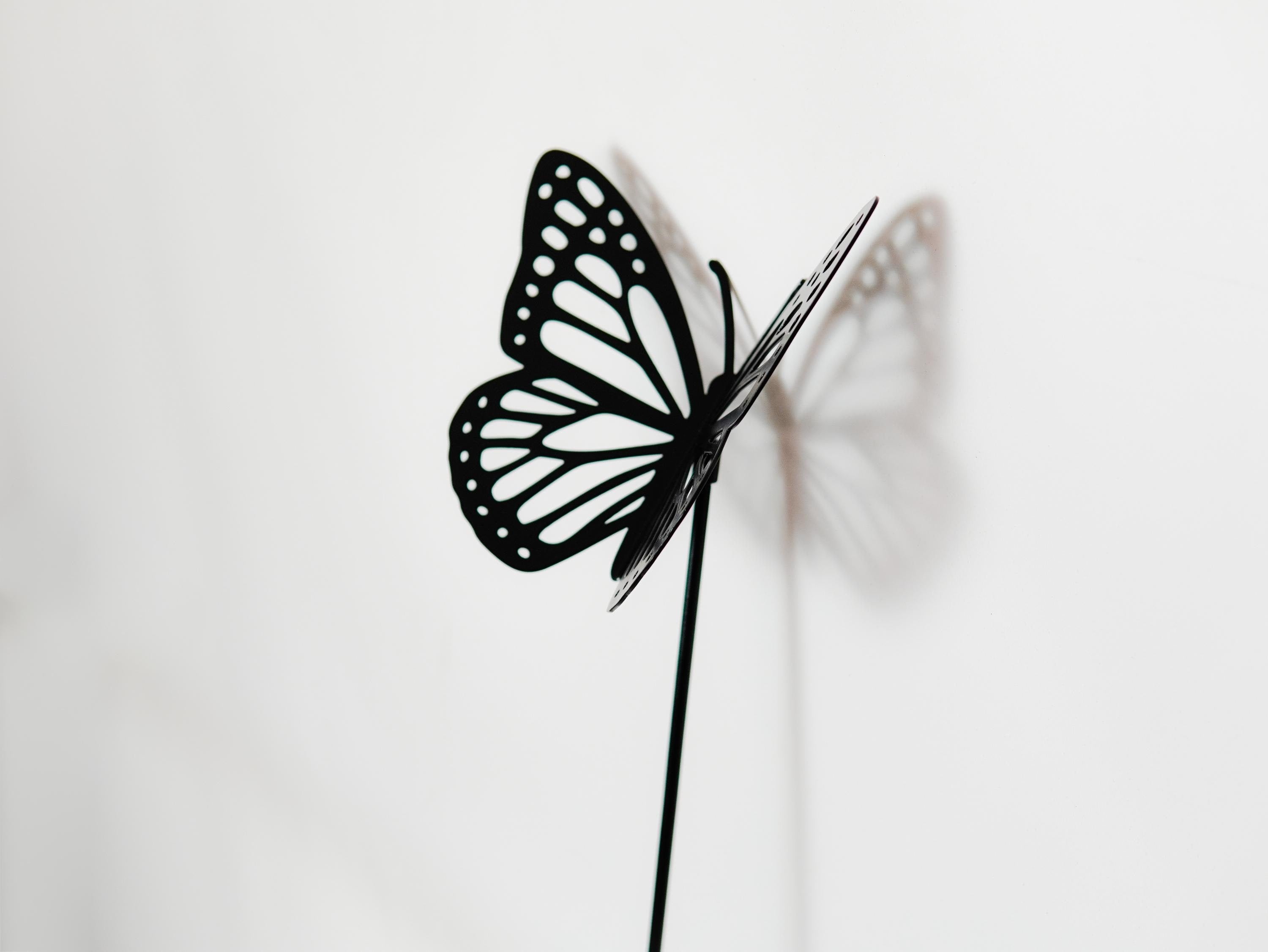 Metal Butterfly Garden Stake — 5