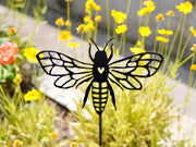 Metal Bee Garden Stake