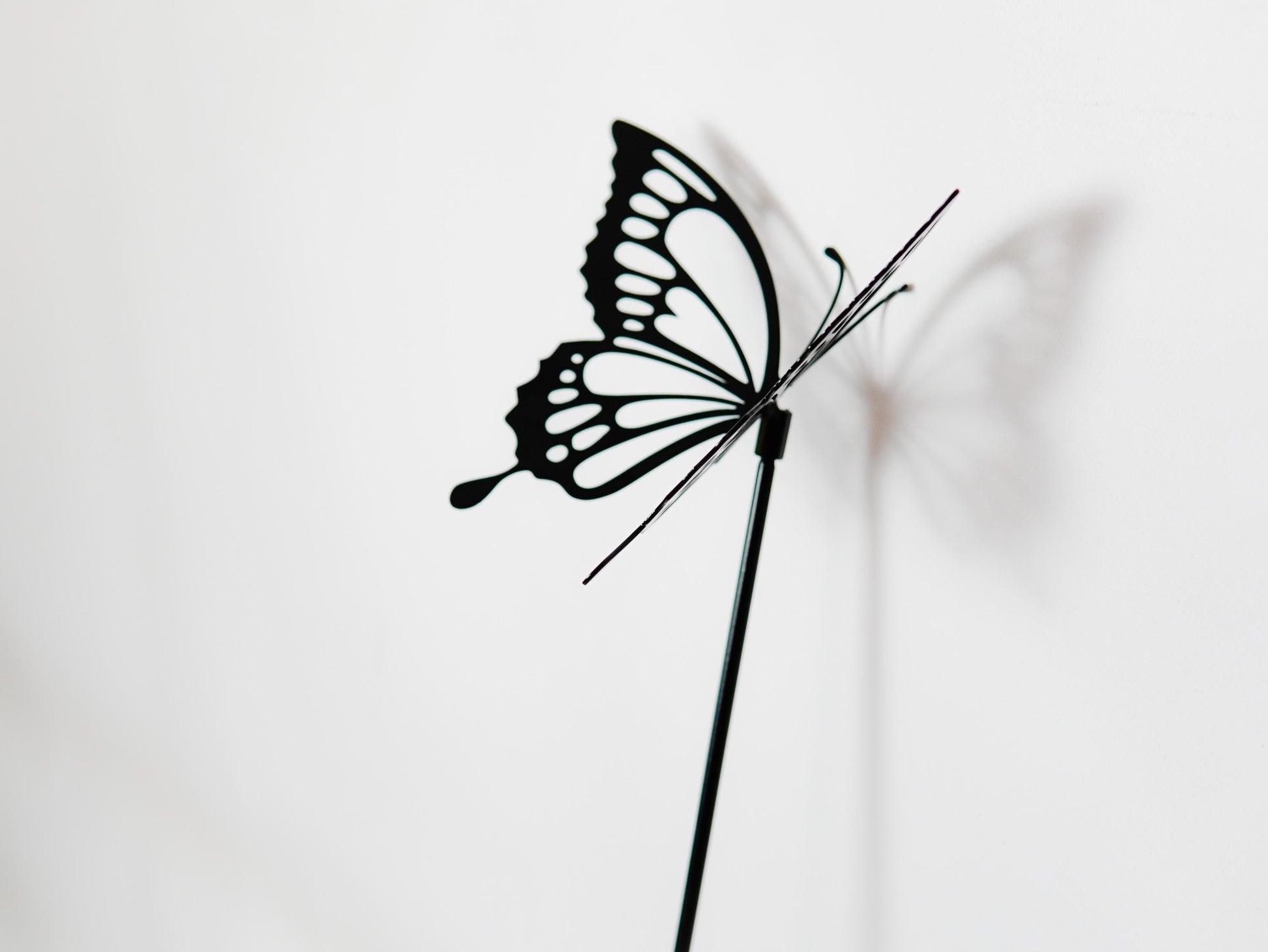 Metal Butterfly Garden Stake — 5